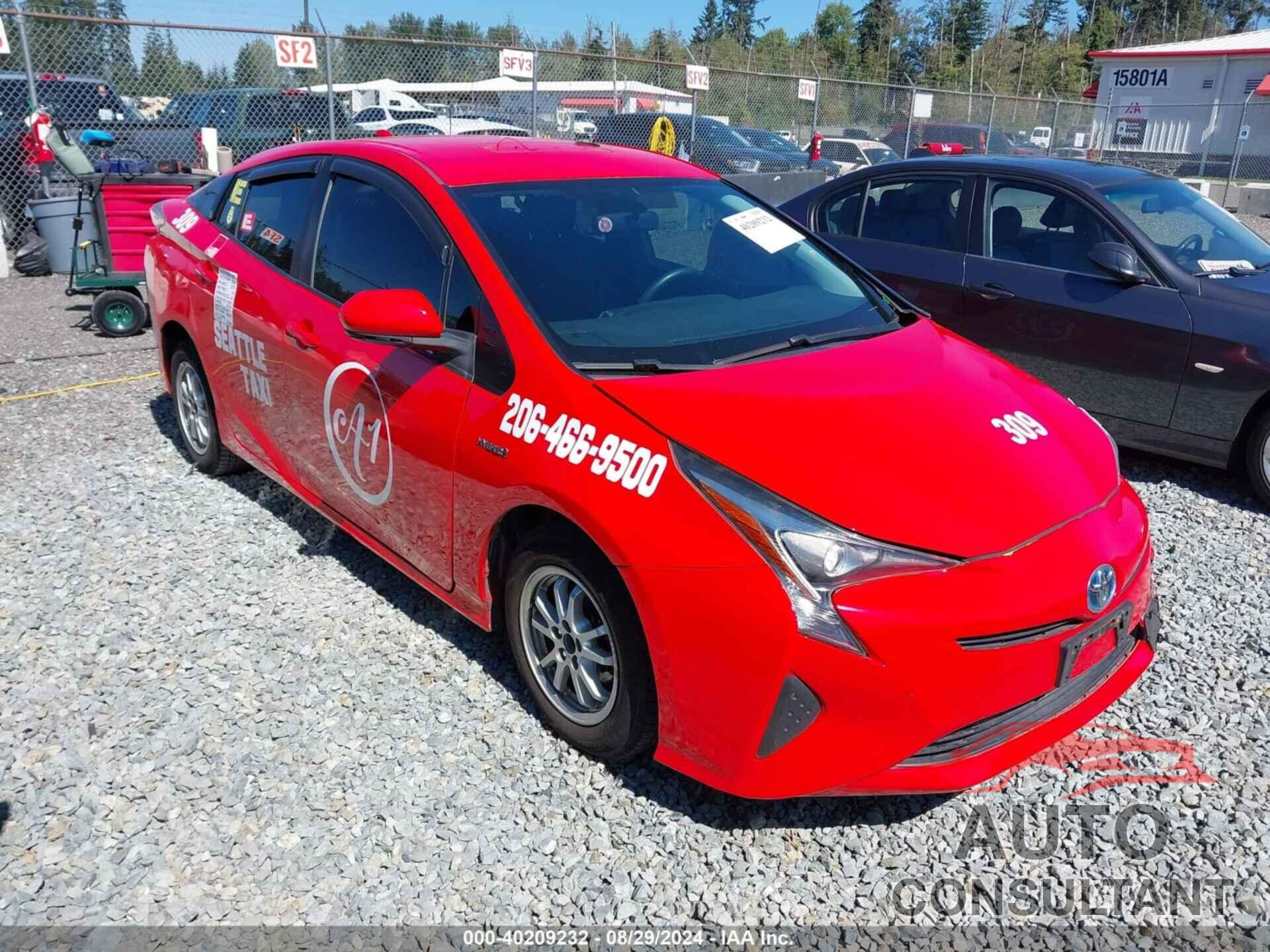 TOYOTA PRIUS 2016 - JTDKBRFU2G3509551