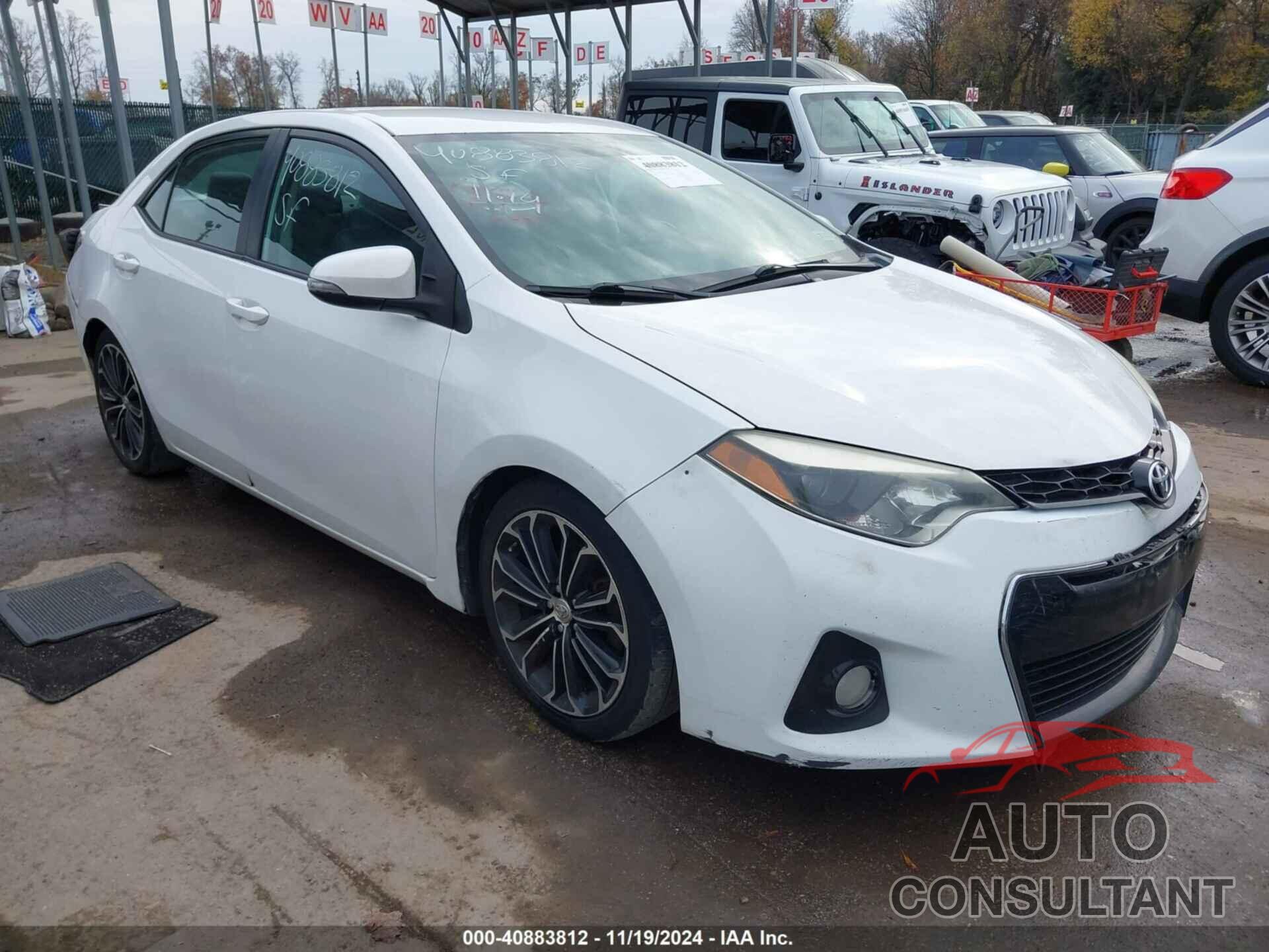TOYOTA COROLLA 2014 - 2T1BURHE3EC059607