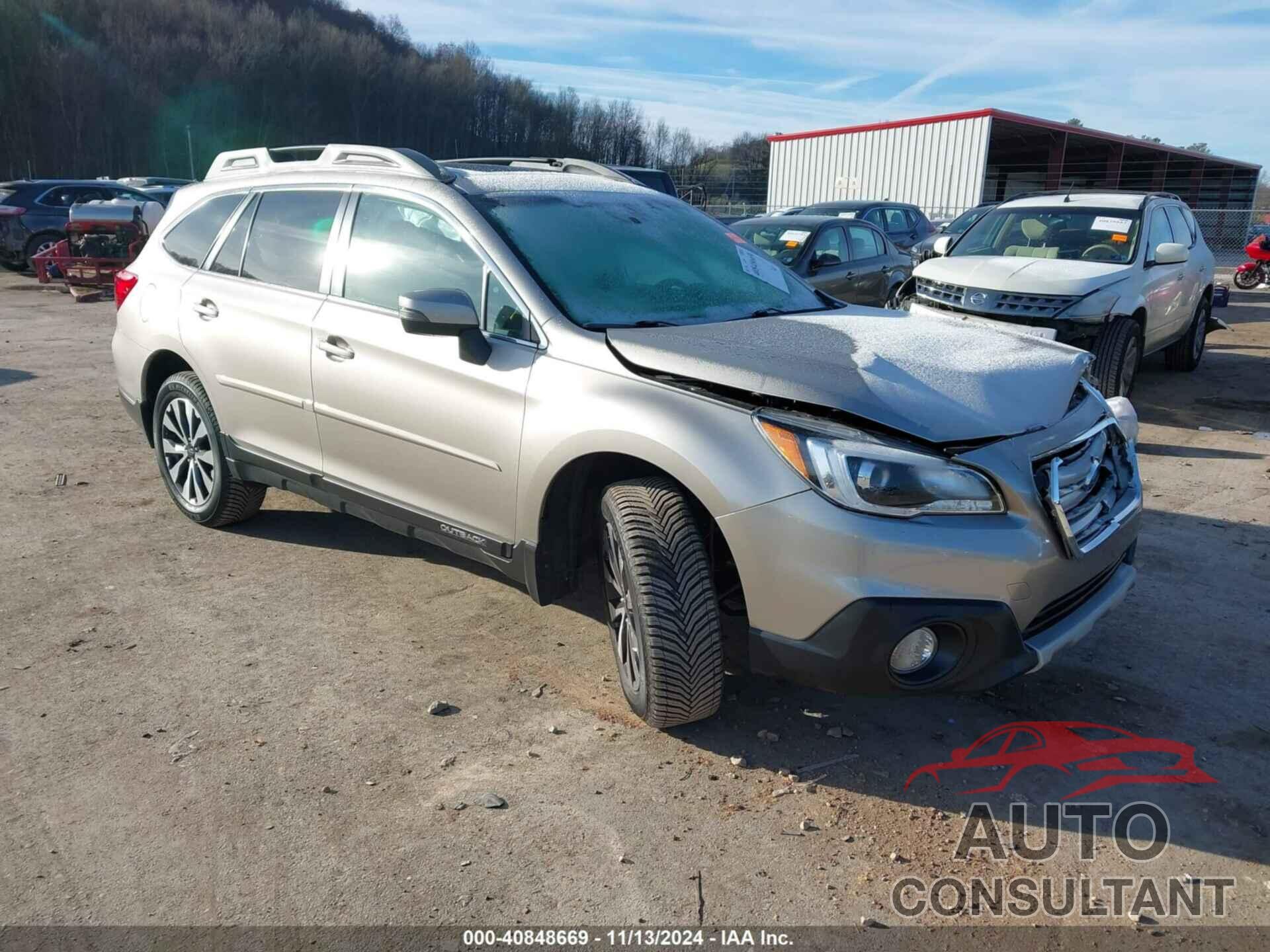 SUBARU OUTBACK 2016 - 4S4BSBNC3G3225972