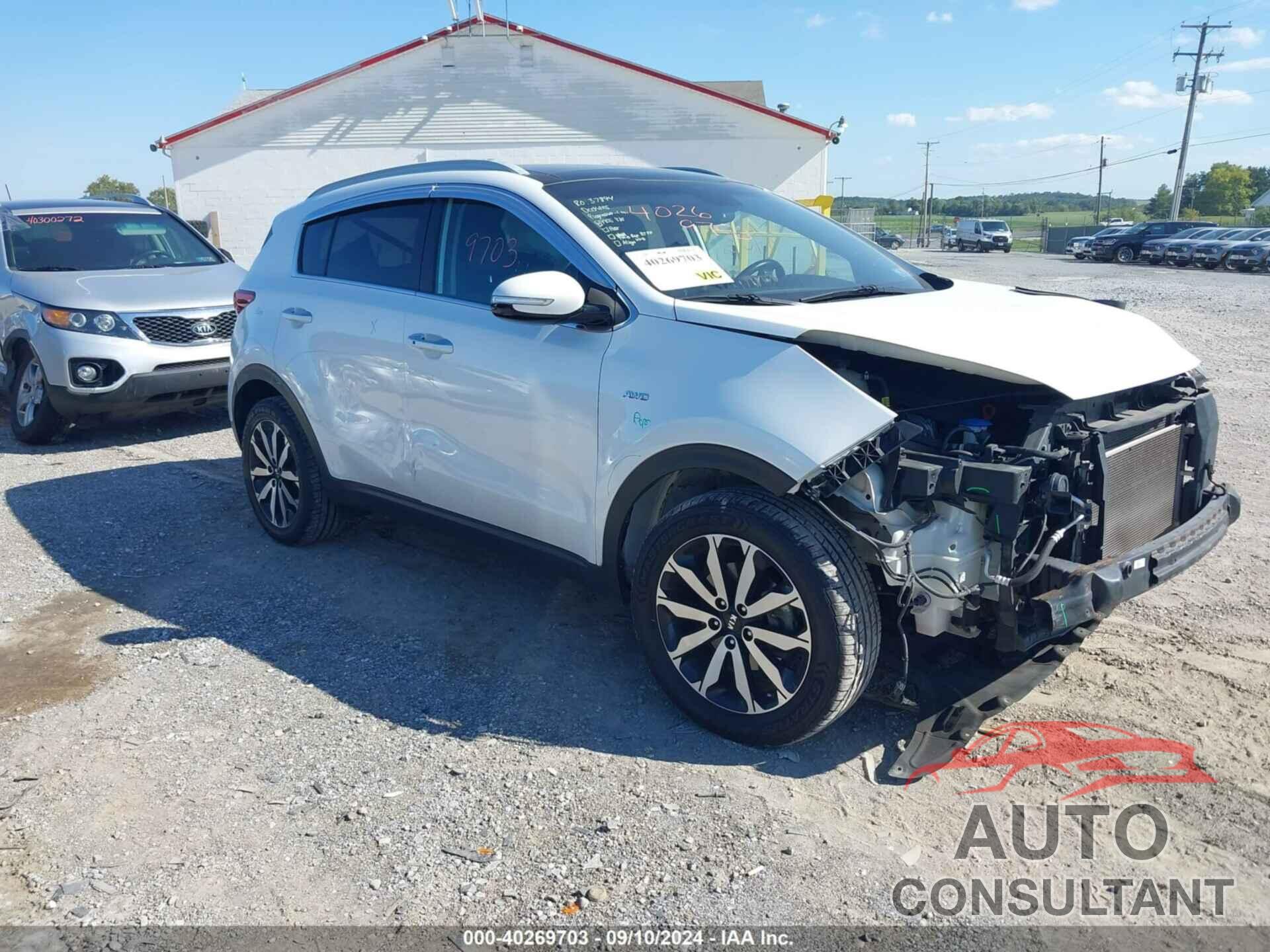 KIA SPORTAGE 2017 - KNDPNCAC7H7058314