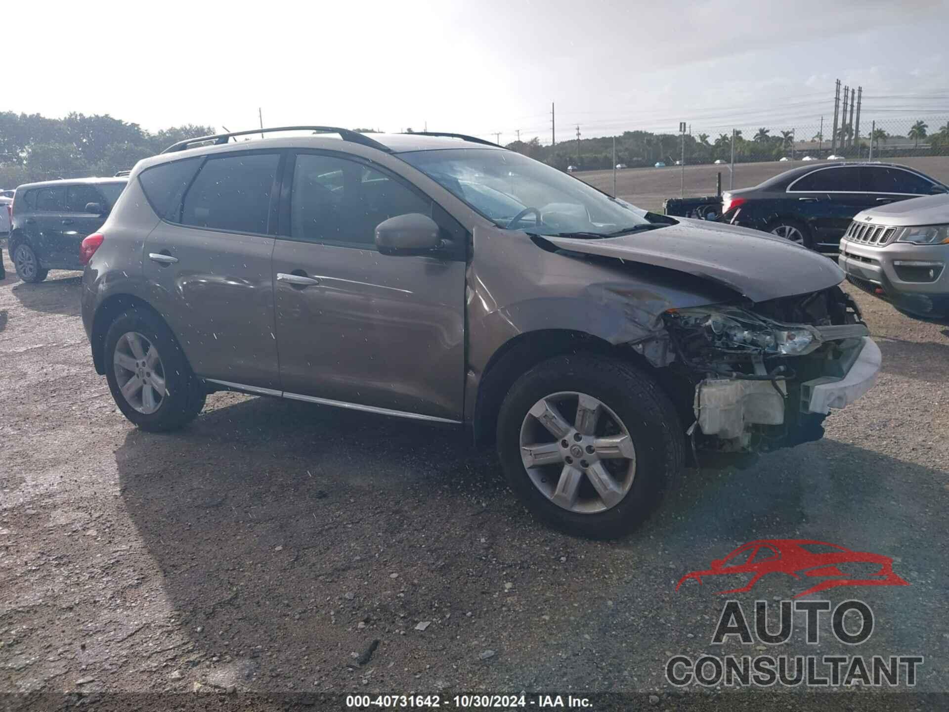 NISSAN MURANO 2009 - JN8AZ18U19W005259