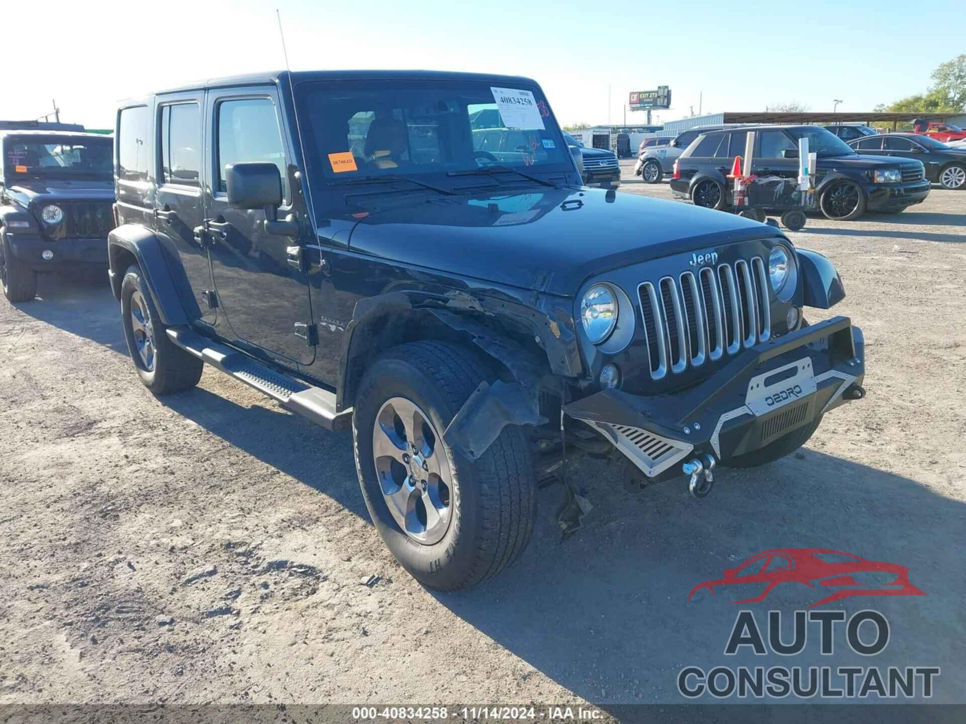 JEEP WRANGLER UNLIMITED 2016 - 1C4HJWEG2GL221570