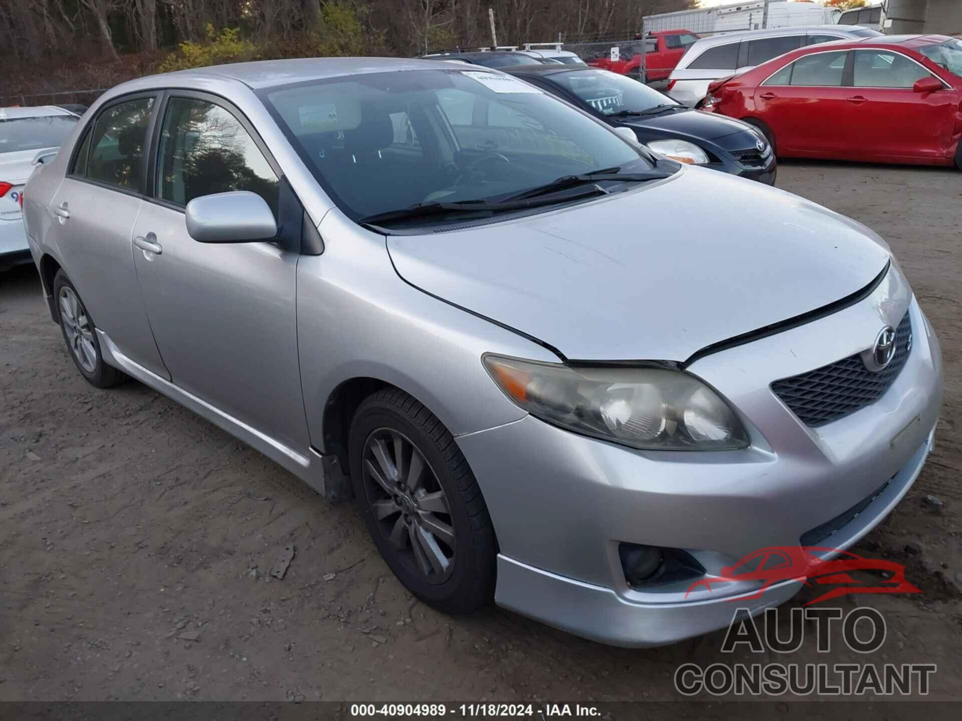 TOYOTA COROLLA 2009 - 1NXBU40E99Z058416