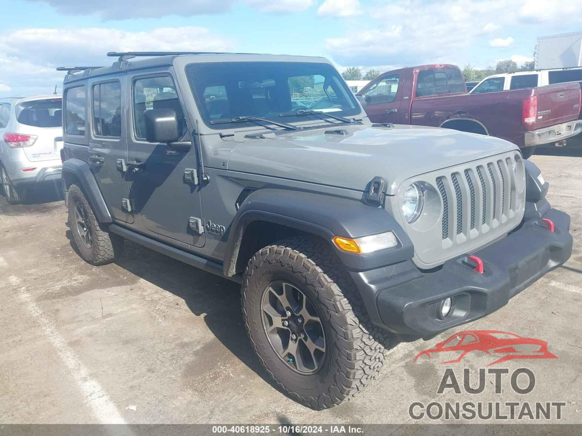 JEEP WRANGLER UNLIMITED 2019 - 1C4HJXDG8KW557366