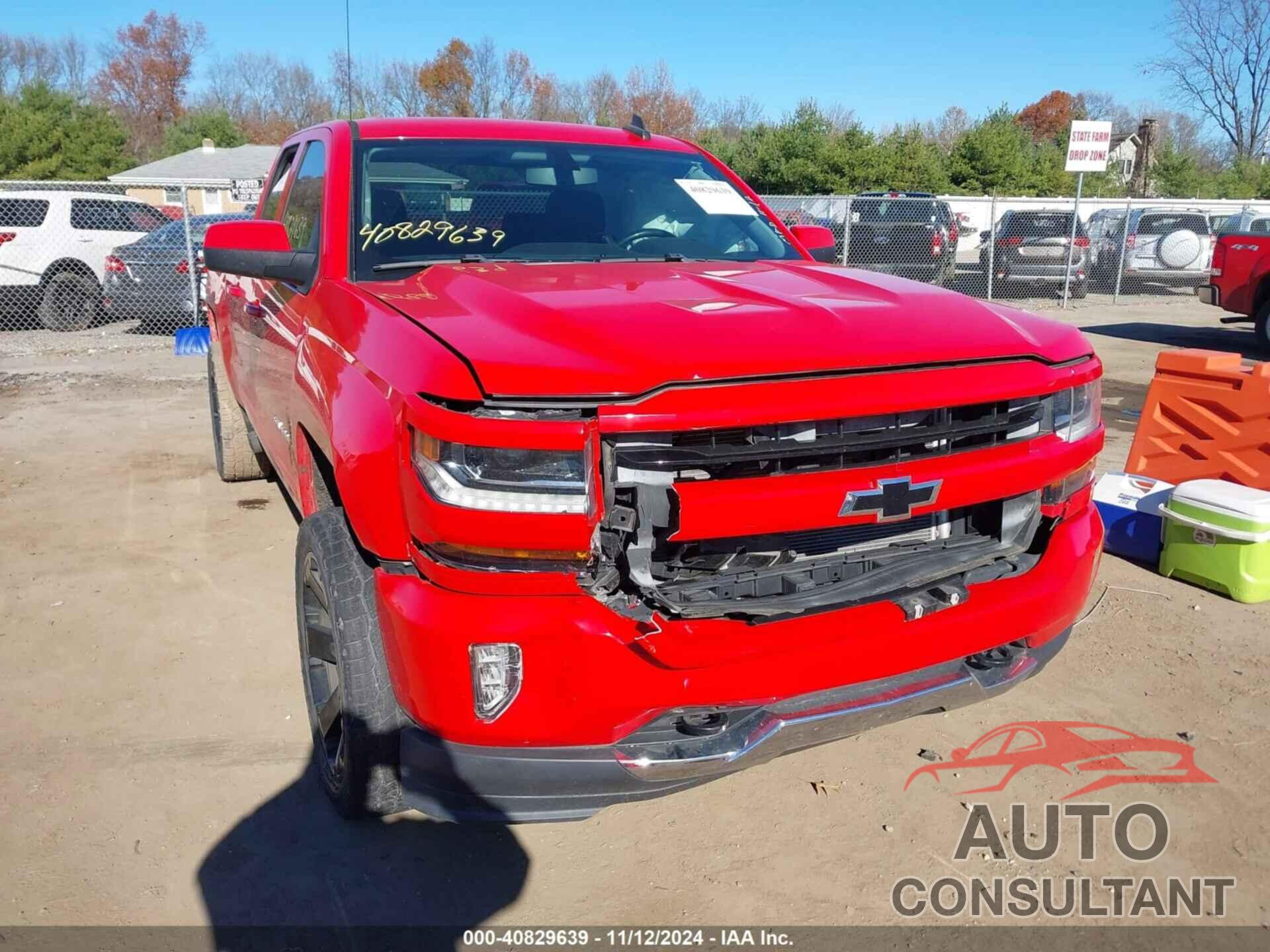 CHEVROLET SILVERADO 1500 2016 - 1GCVKRECXGZ256966
