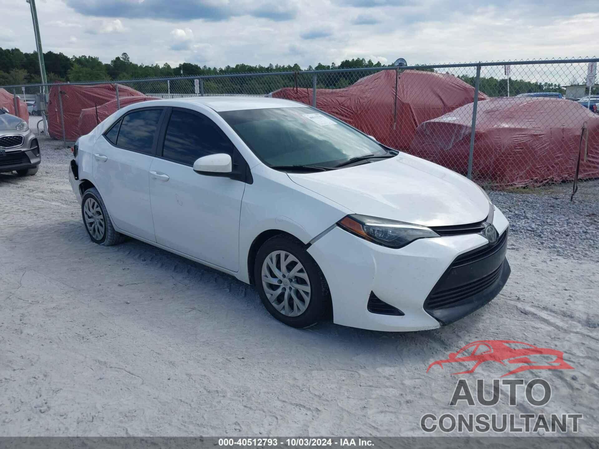 TOYOTA COROLLA 2018 - 2T1BURHE3JC107472