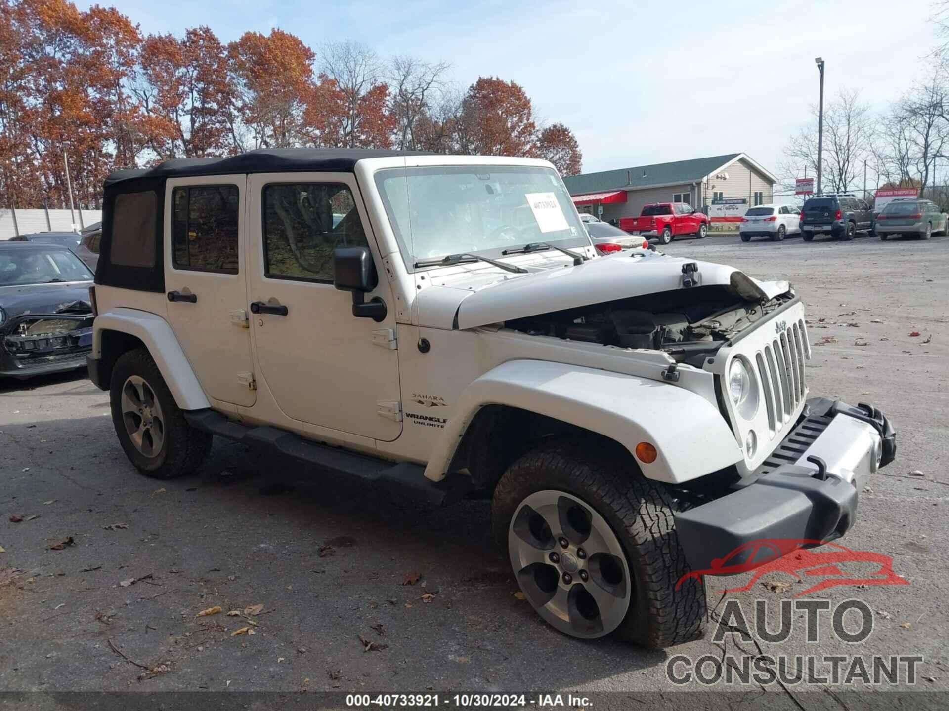 JEEP WRANGLER UNLIMITED 2017 - 1C4BJWEG7HL641297