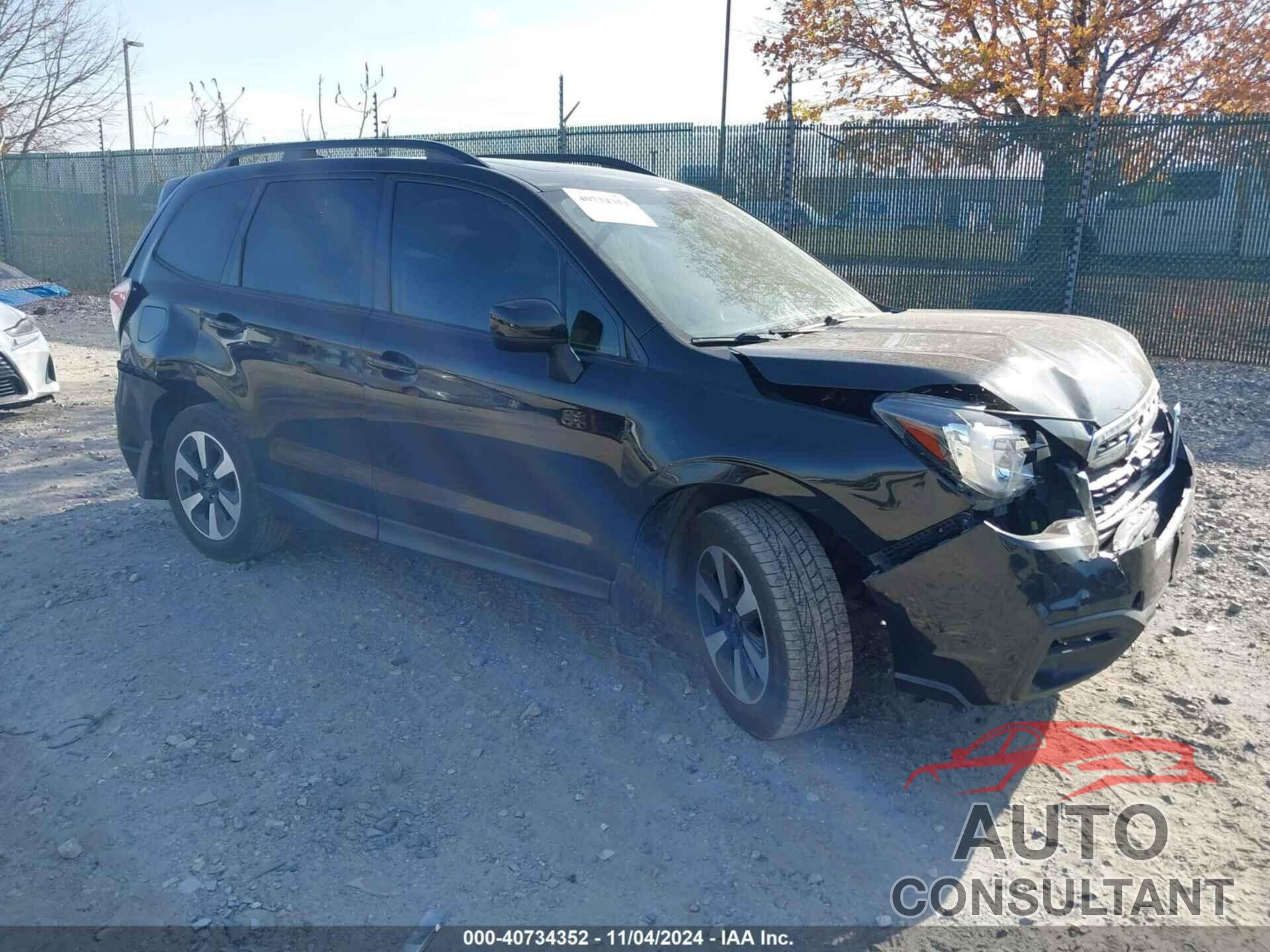 SUBARU FORESTER 2018 - JF2SJAGC7JH401481