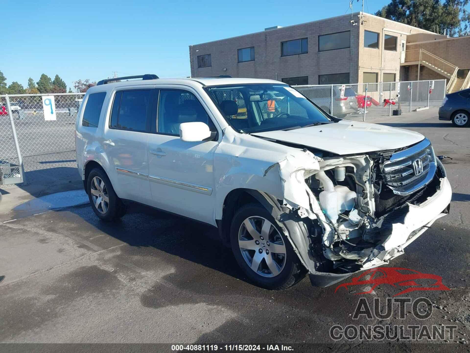 HONDA PILOT 2015 - 5FNYF3H91FB020306