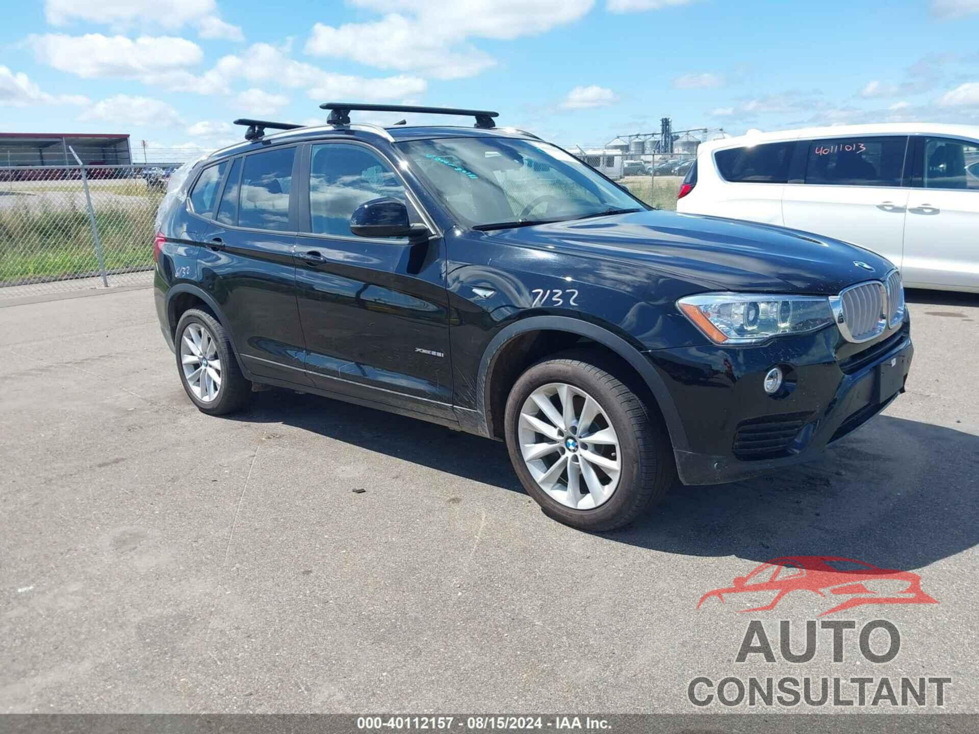 BMW X3 2017 - 5UXWX9C3XH0T17522