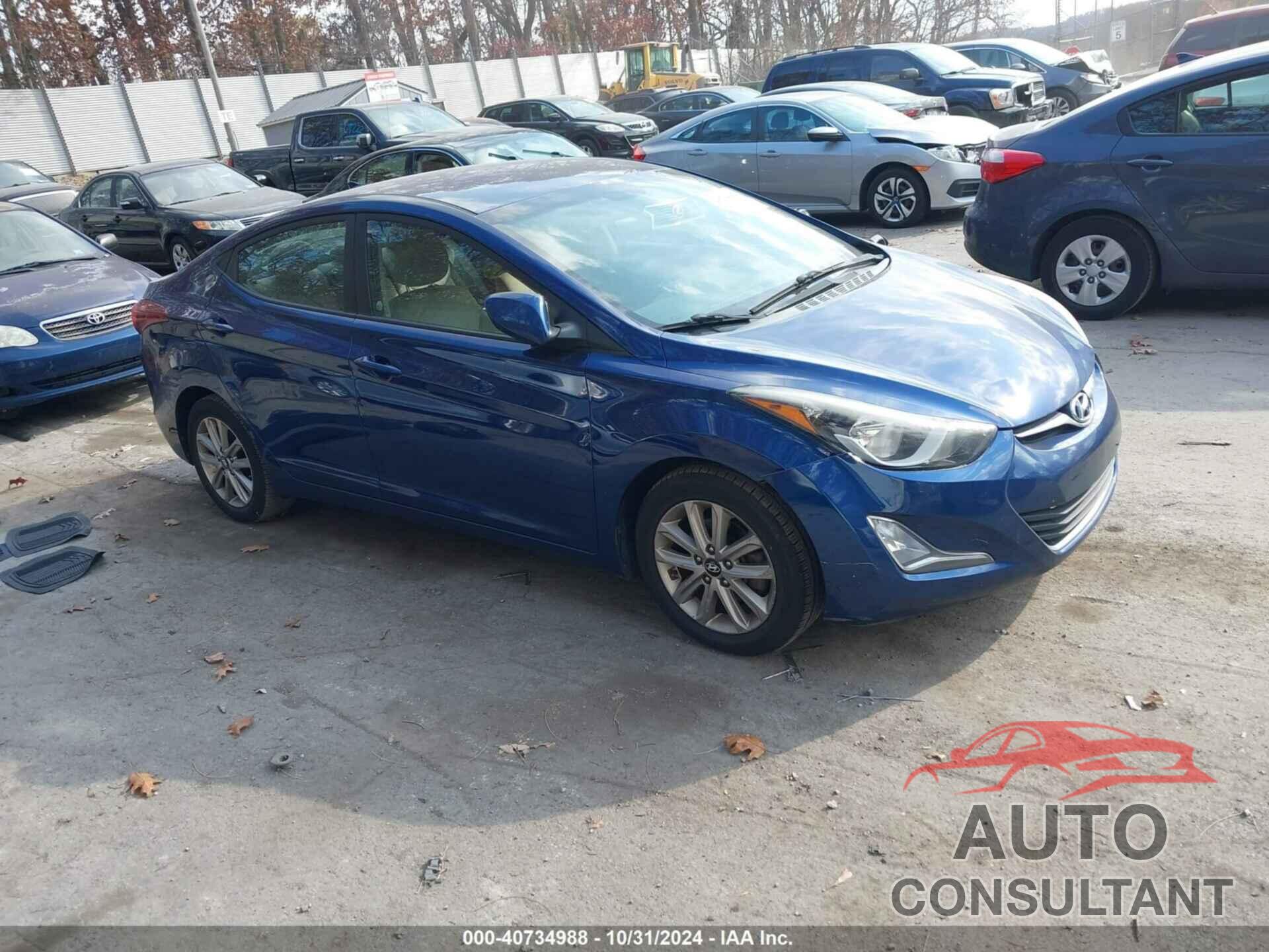 HYUNDAI ELANTRA 2016 - 5NPDH4AE8GH731168