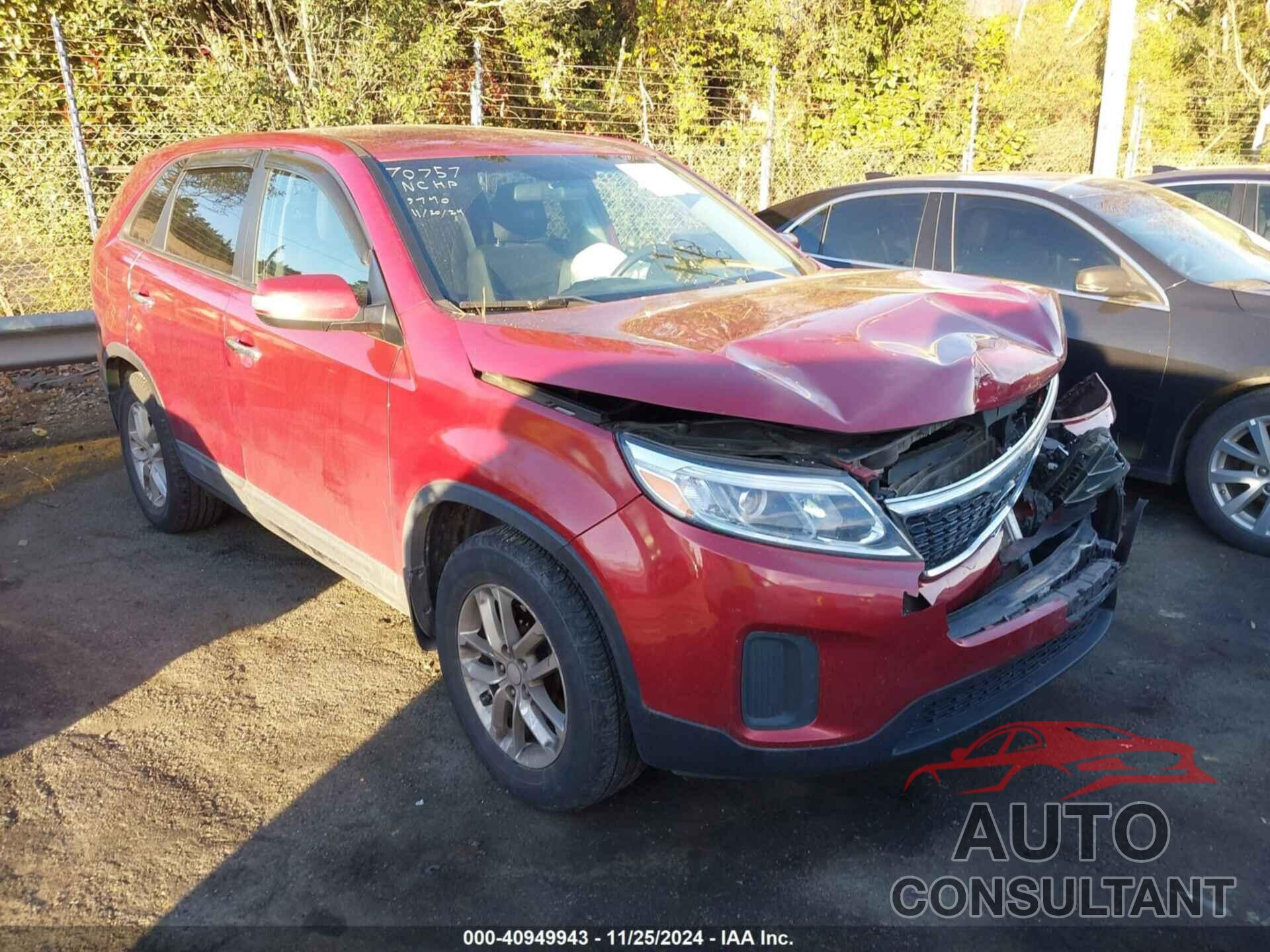 KIA SORENTO 2015 - 5XYKT3A66FG629740