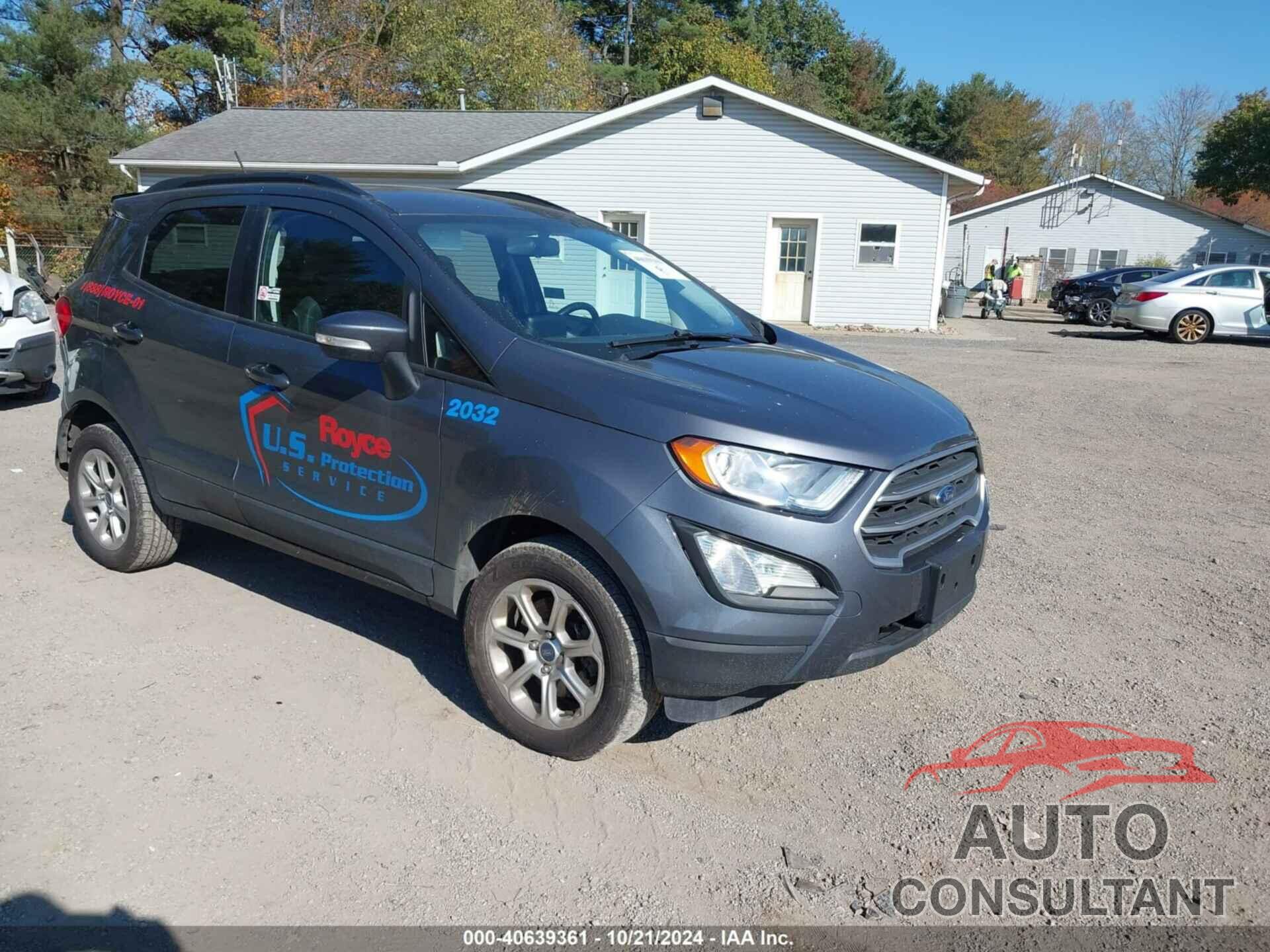 FORD ECOSPORT 2020 - MAJ6S3GL7LC376015