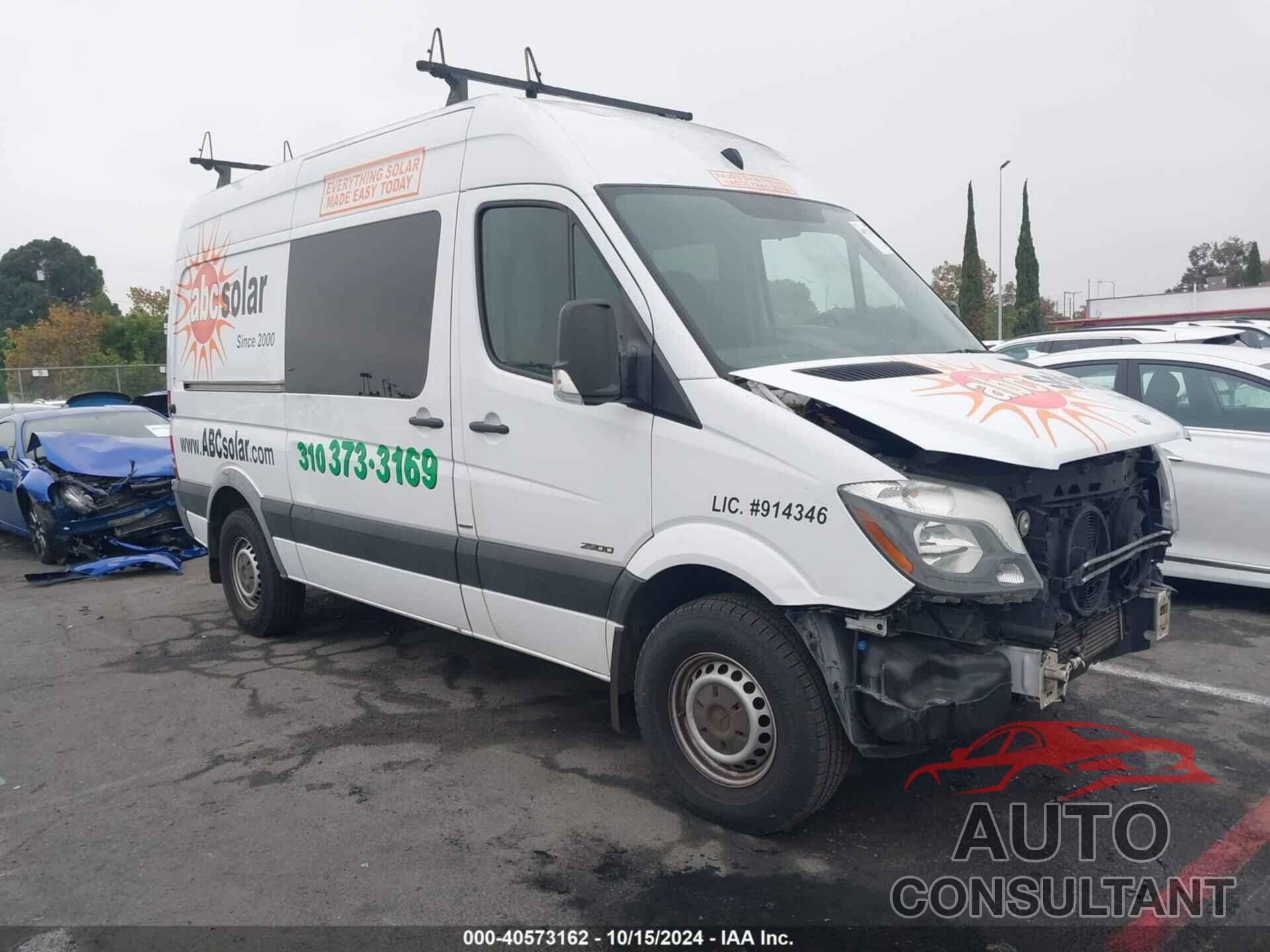 MERCEDES-BENZ SPRINTER 2500 2016 - WD4PE7DD5GP187846