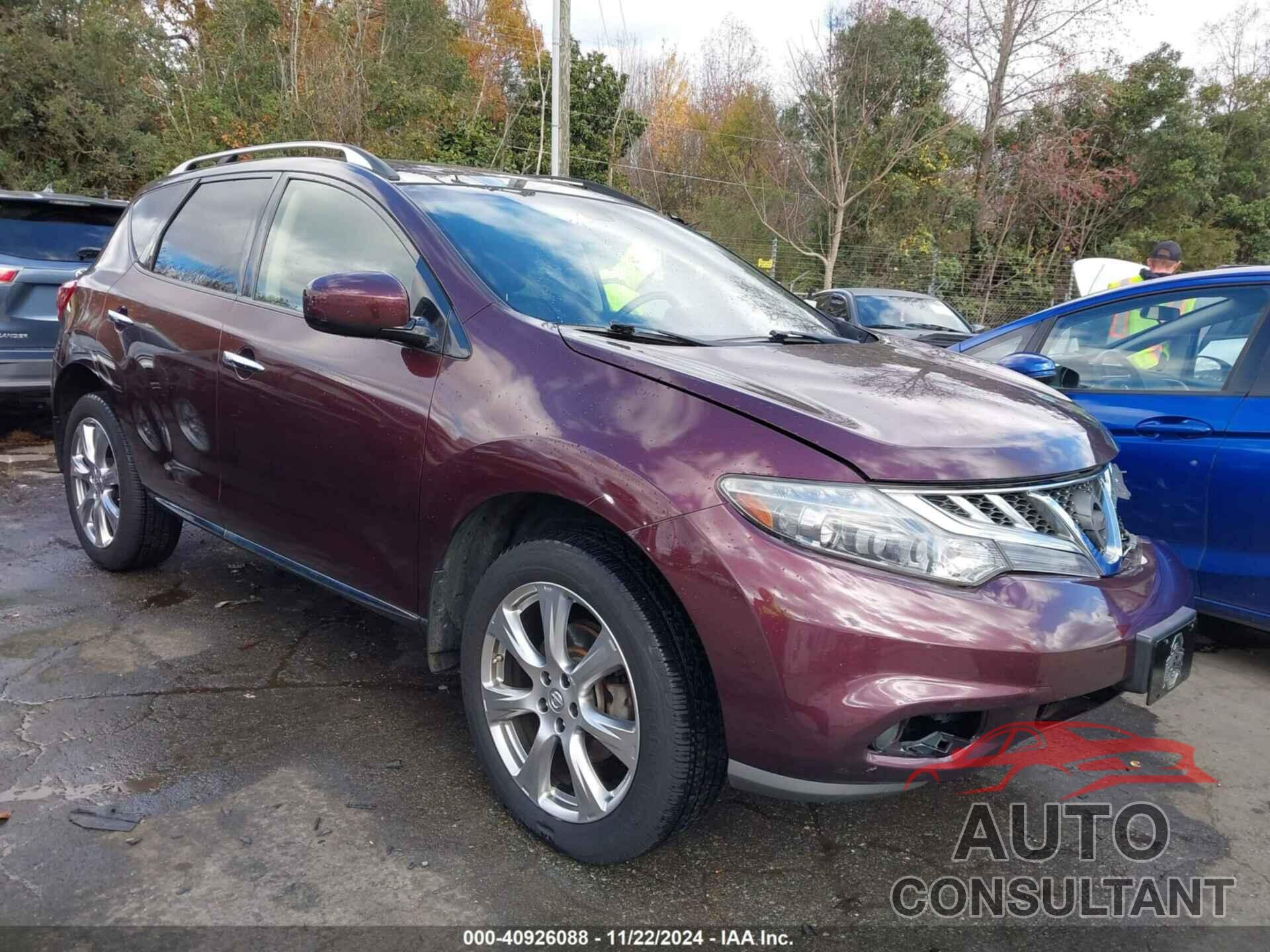 NISSAN MURANO 2014 - JN8AZ1MWXEW505549