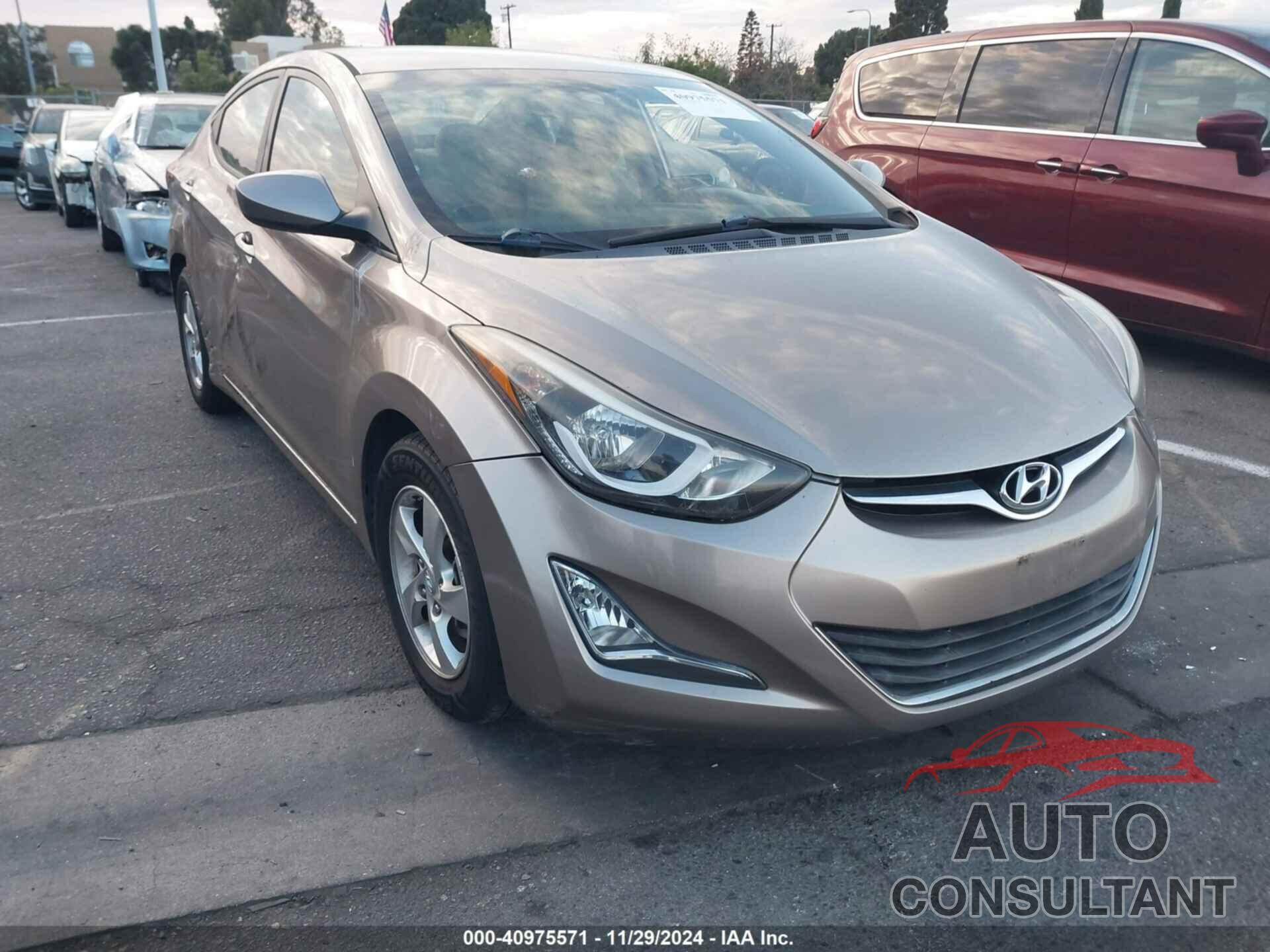 HYUNDAI ELANTRA 2014 - 5NPDH4AE6EH514327