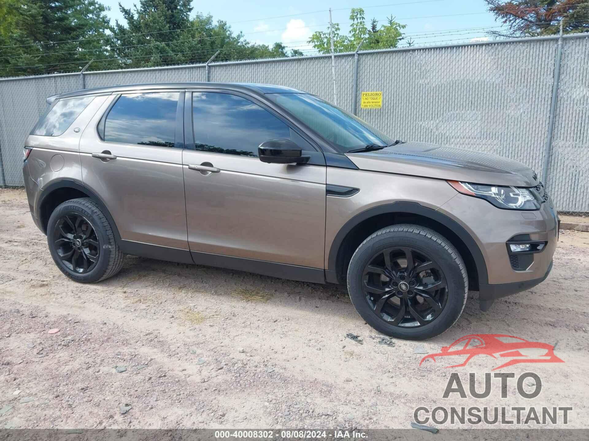 LAND ROVER DISCOVERY SPORT 2016 - SALCR2BG9GH591183