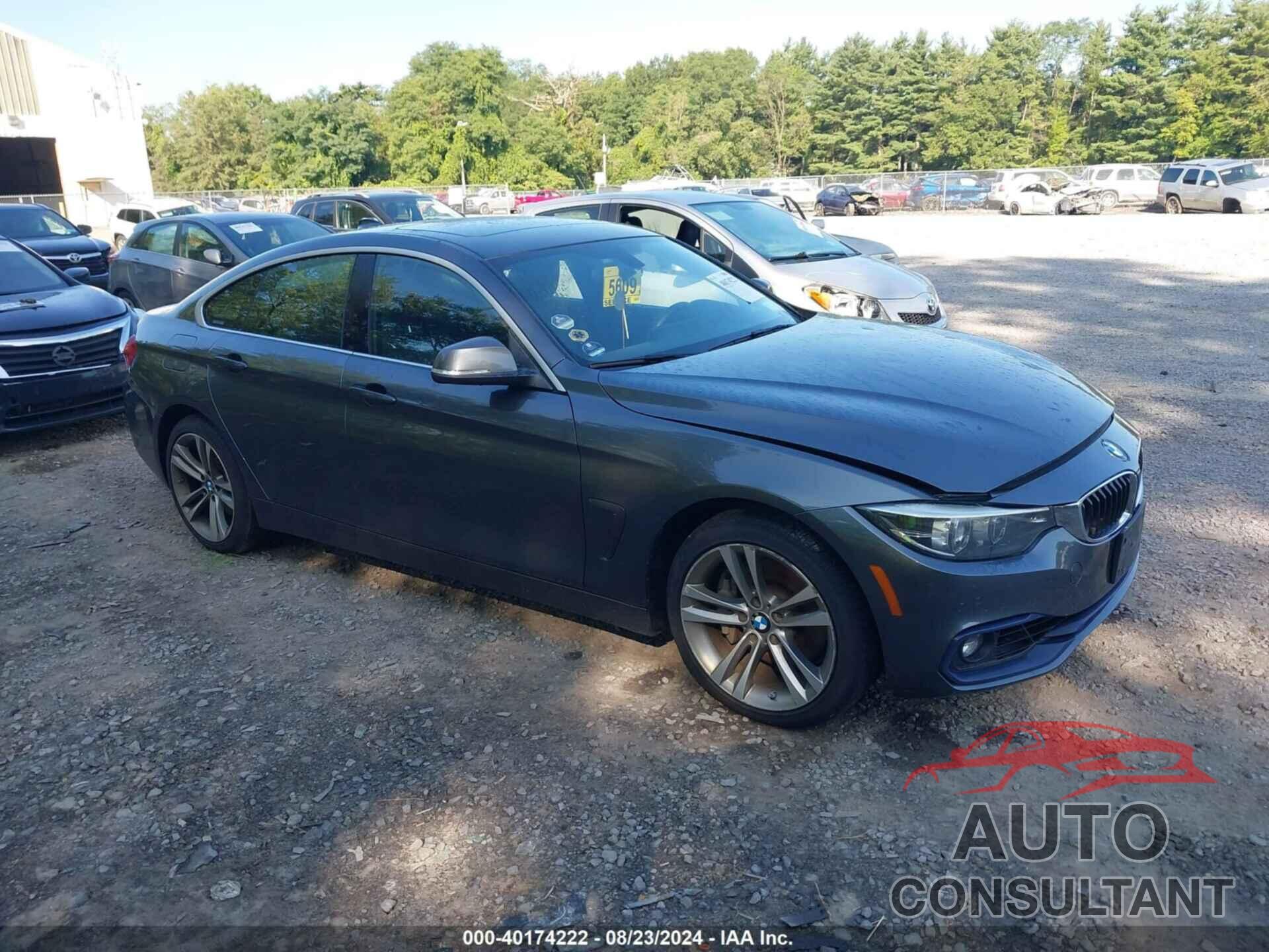 BMW 440I GRAN COUPE 2019 - WBA4J7C58KBM74233