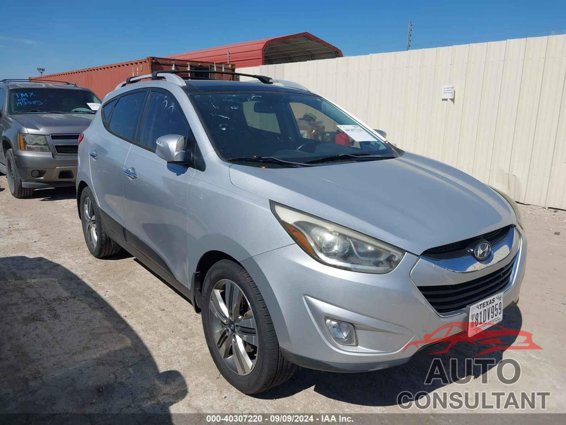 HYUNDAI TUCSON 2014 - KM8JU3AG5EU844617