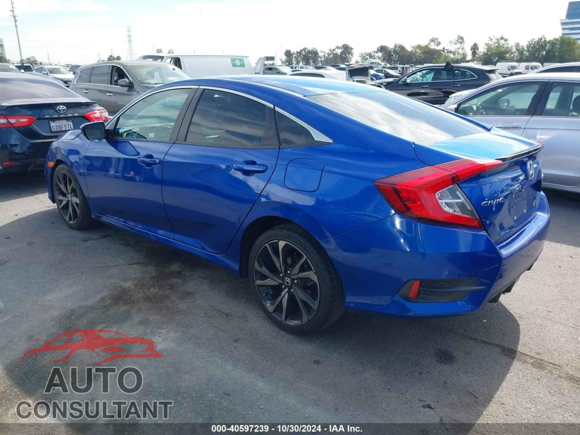 HONDA CIVIC 2019 - 2HGFC2F81KH602920