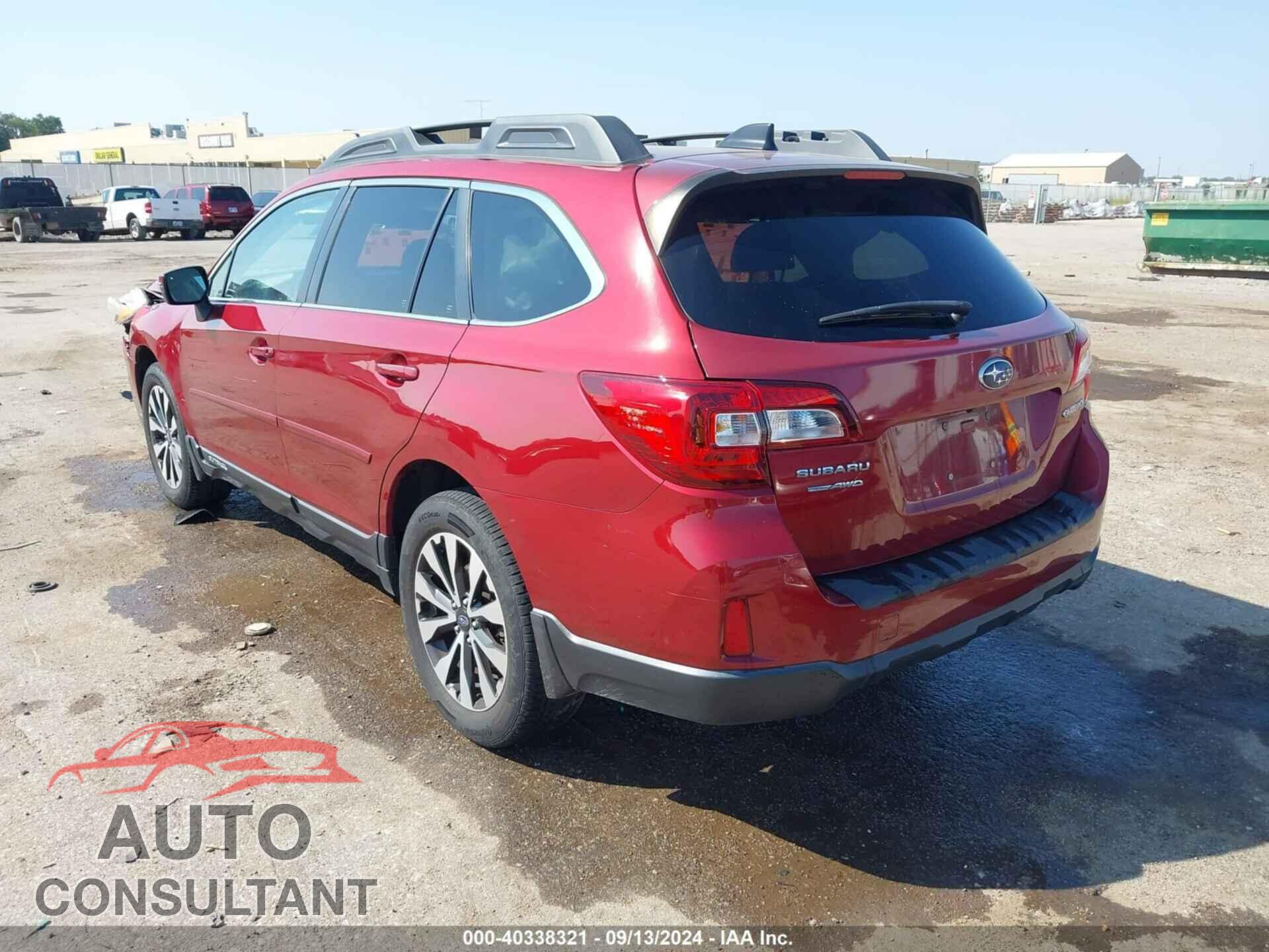 SUBARU OUTBACK 2016 - 4S4BSBLCXG3274640