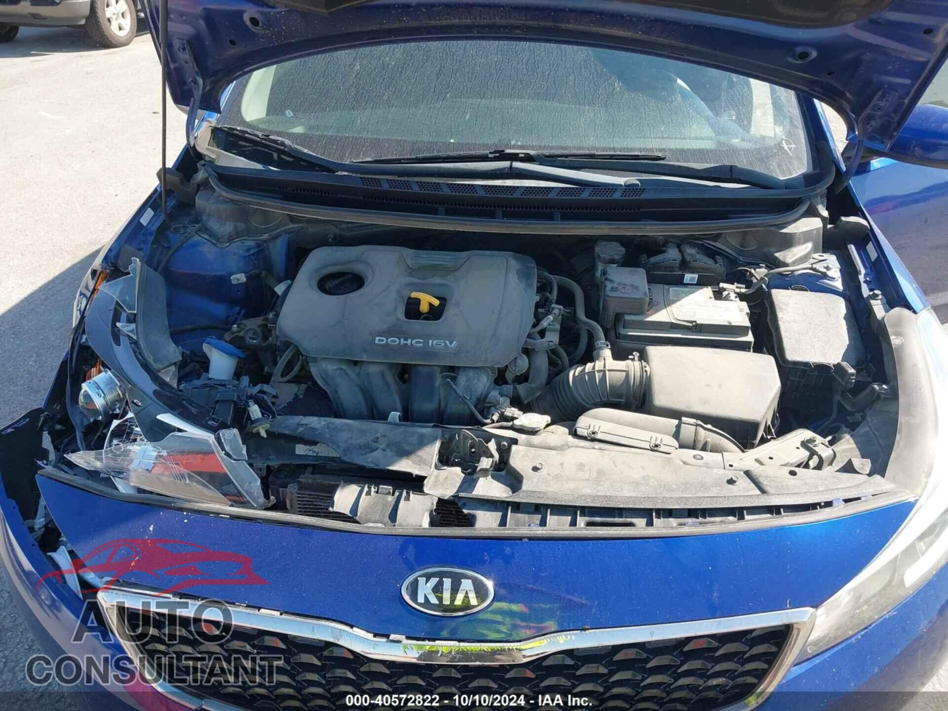 KIA FORTE 2017 - 3KPFK4A74HE086830