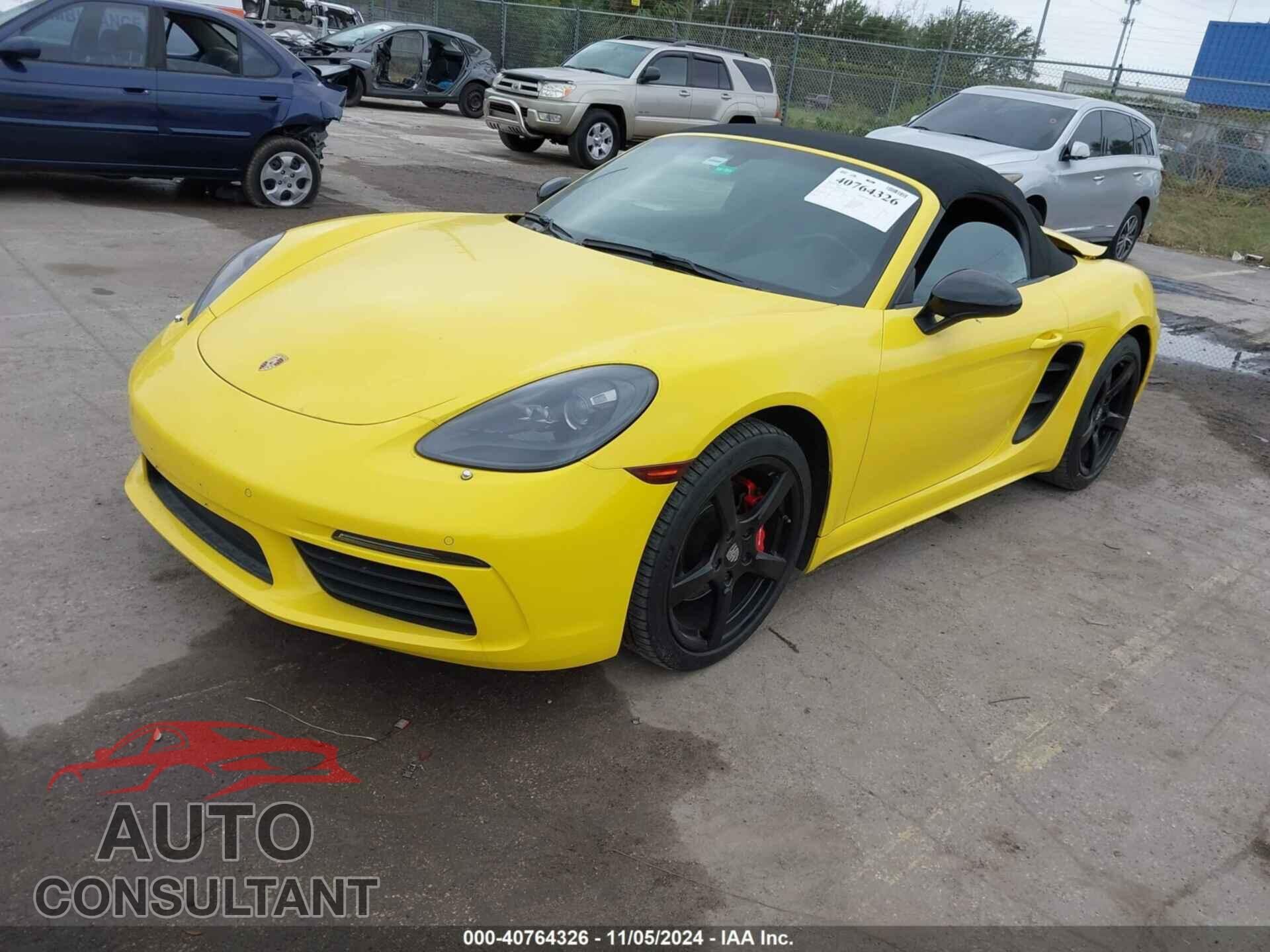 PORSCHE 718 BOXSTER 2019 - WP0CA2A87KS210144