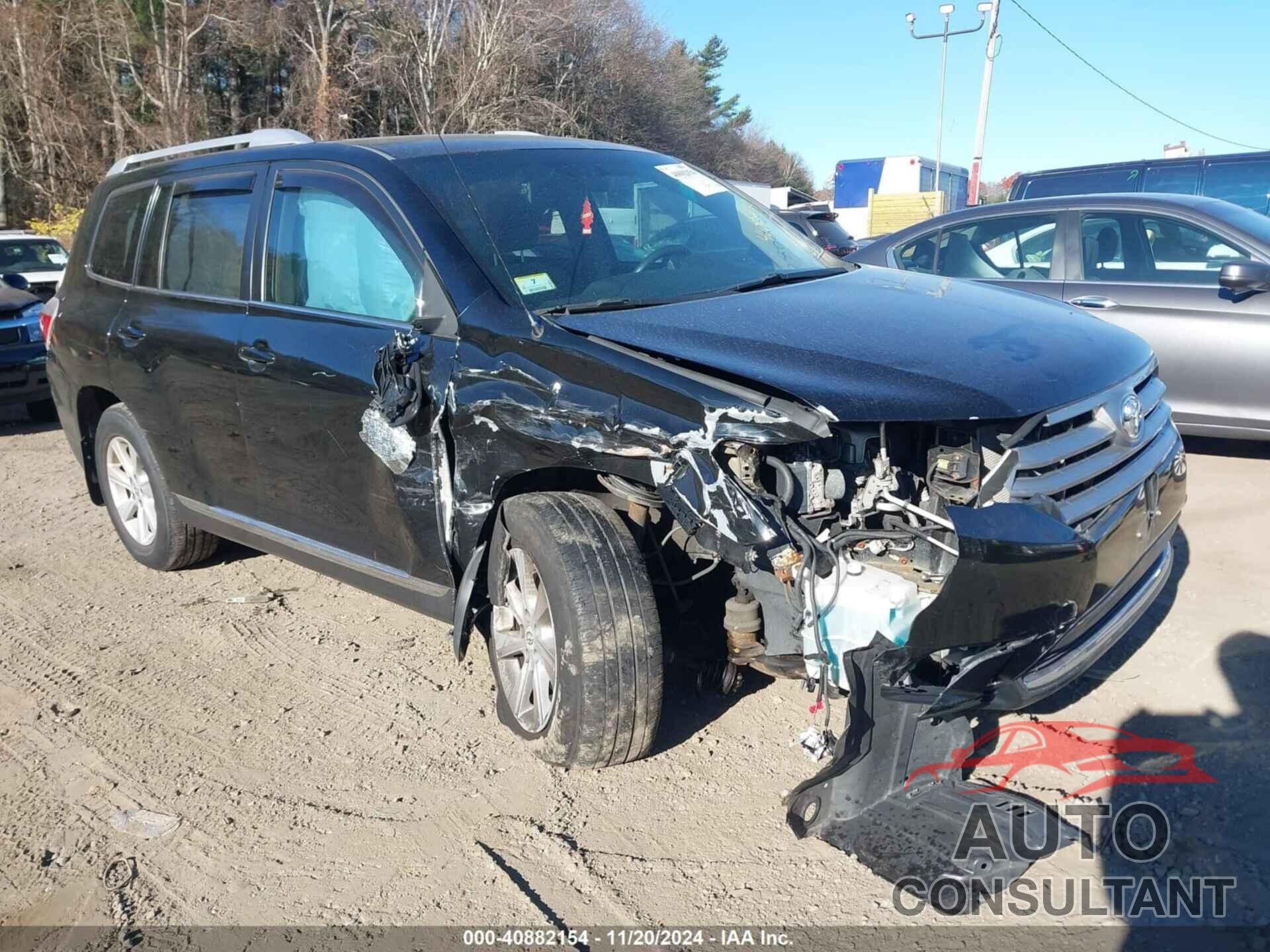 TOYOTA HIGHLANDER 2012 - 5TDBK3EH2CS151152