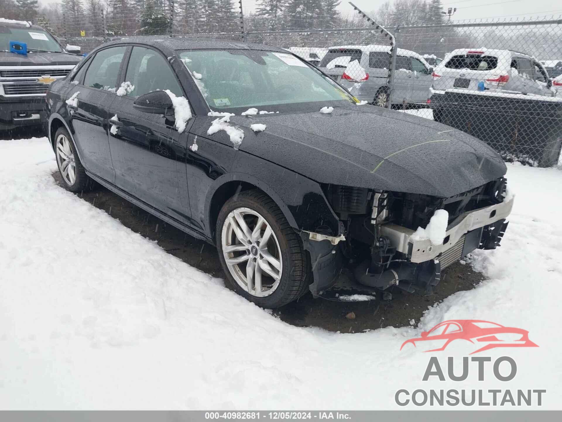 AUDI A4 2017 - WAUDNAF4XHN049527