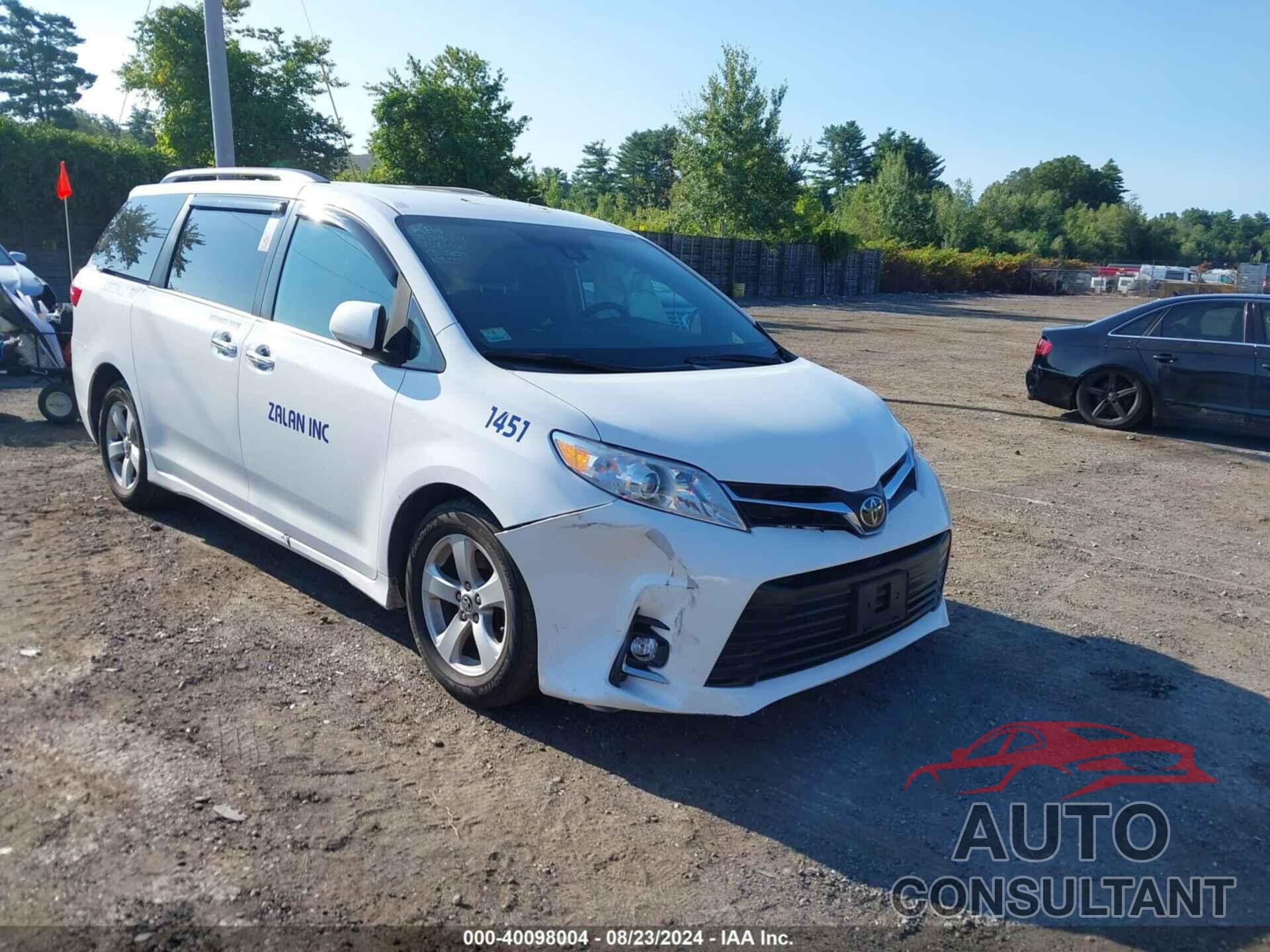 TOYOTA SIENNA 2020 - 5TDKZ3DC0LS085007