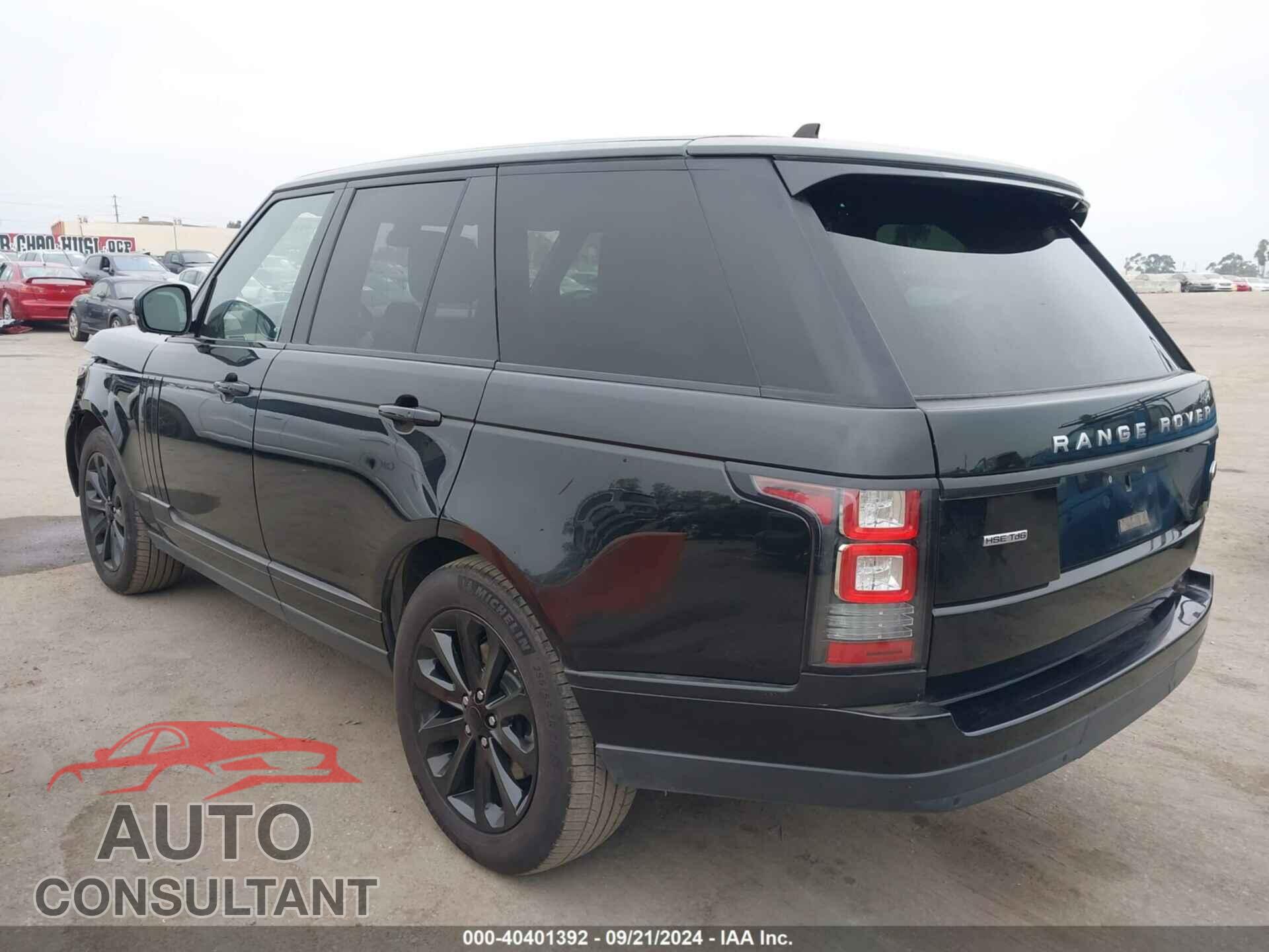 LAND ROVER RANGE ROVER 2016 - SALGS2KF4GA298202
