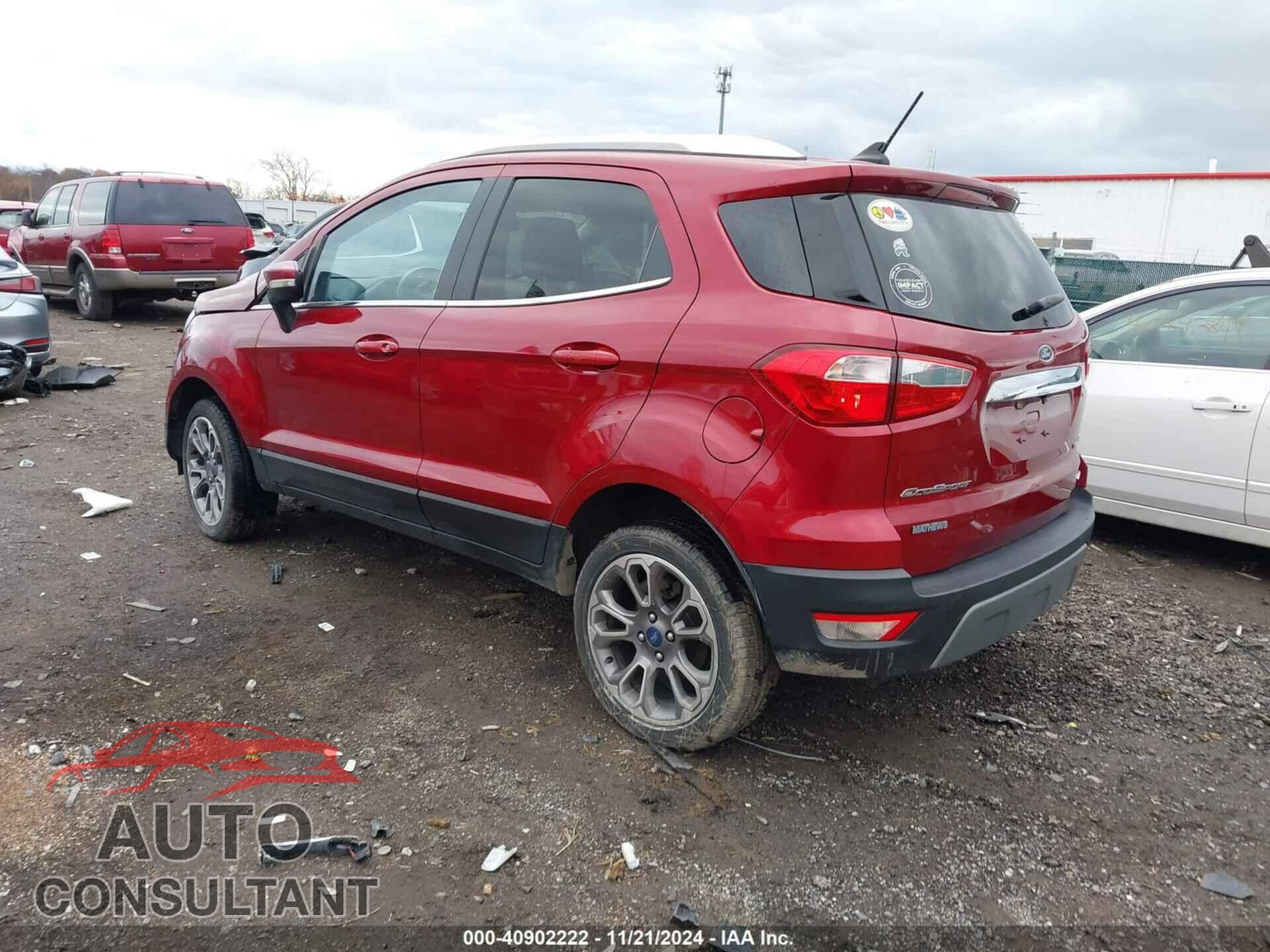 FORD ECOSPORT 2020 - MAJ6S3KL7LC349873