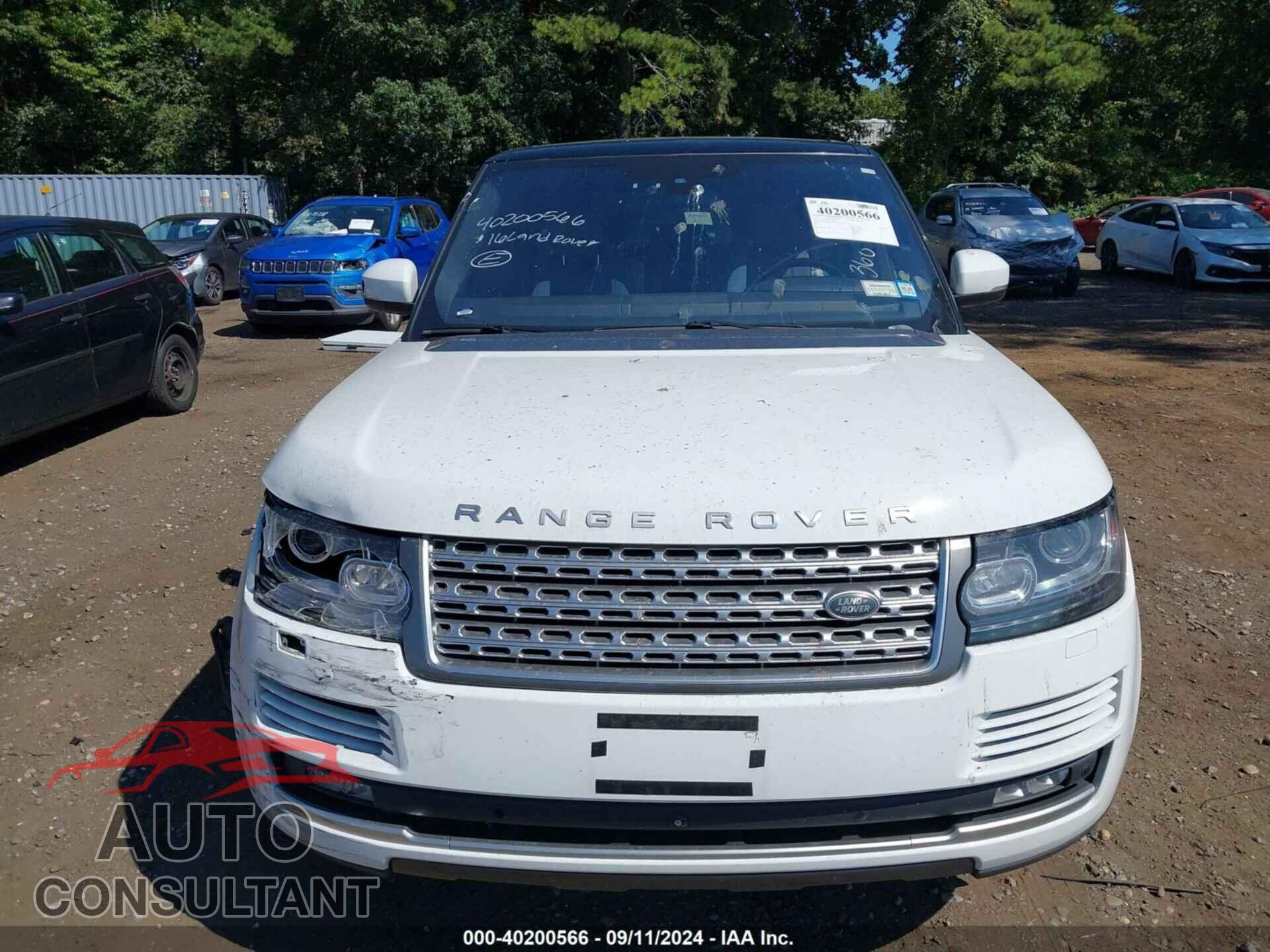 LAND ROVER RANGE ROVER 2016 - SALGS2KF5GA258369