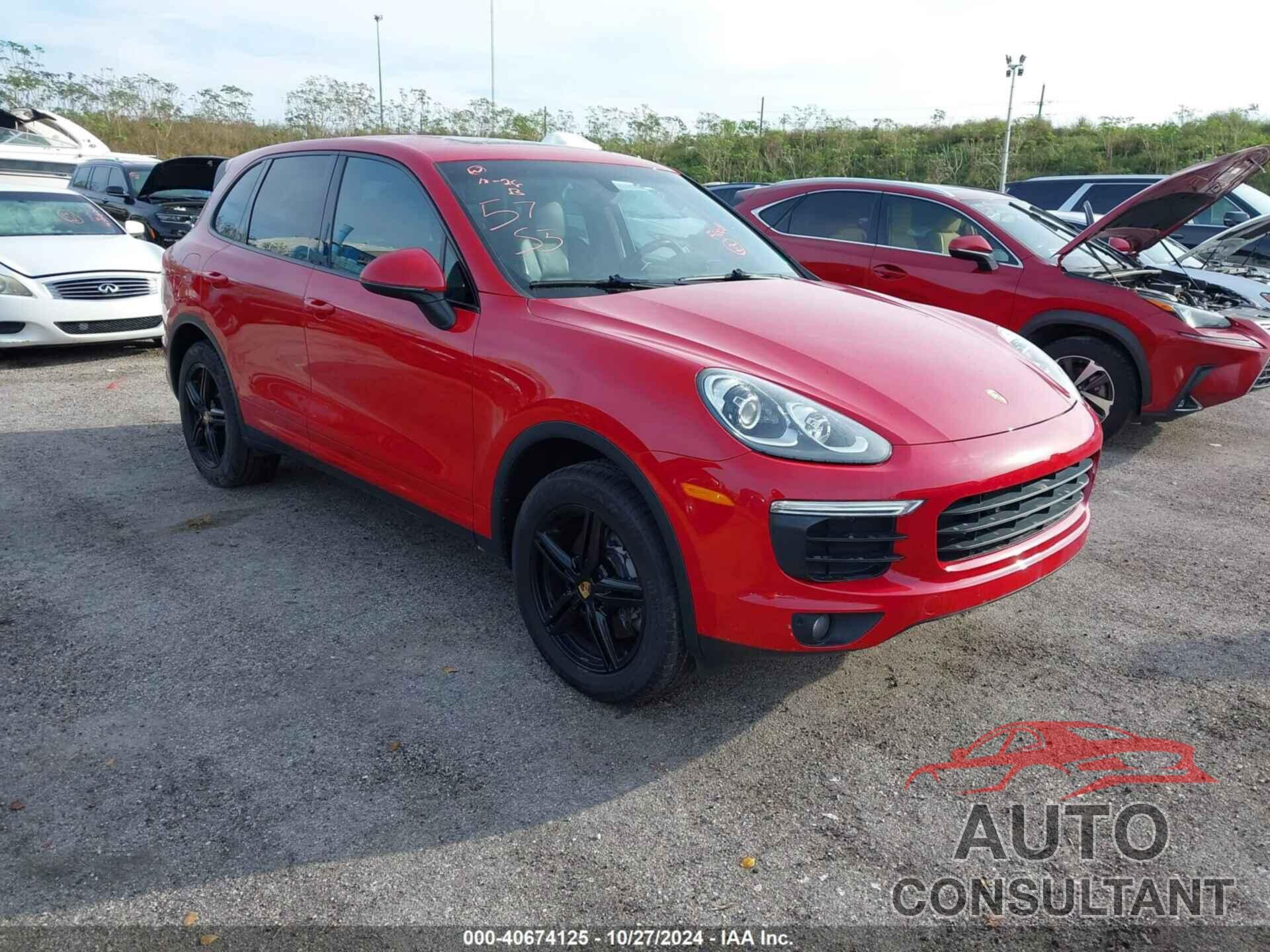 PORSCHE CAYENNE 2016 - WP1AA2A20GKA15088