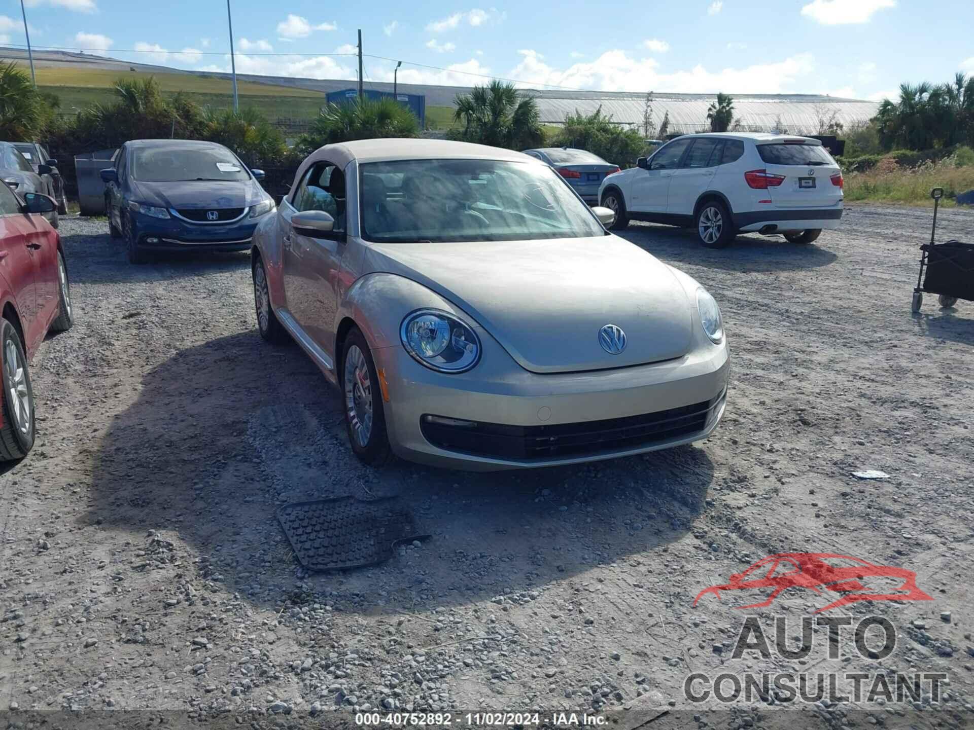 VOLKSWAGEN BEETLE 2015 - 3VW507AT5FM802649