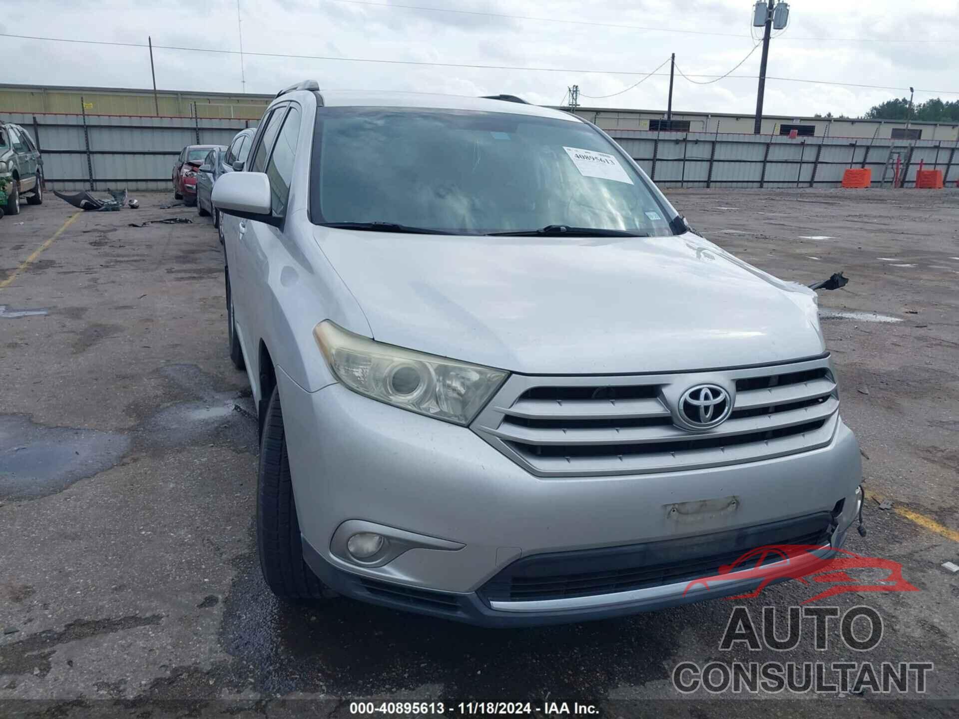 TOYOTA HIGHLANDER 2013 - 5TDZK3EH3DS107810