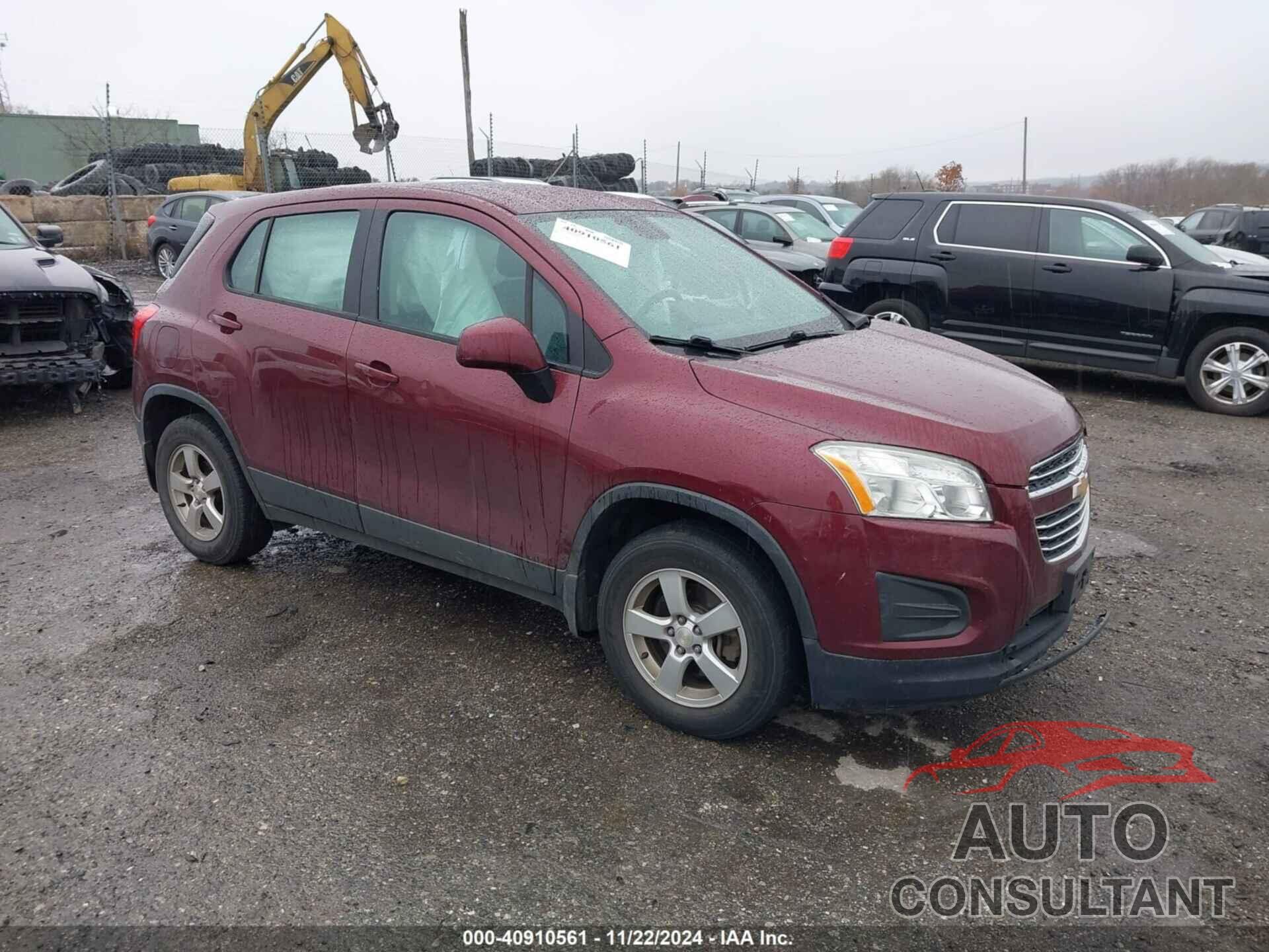 CHEVROLET TRAX 2016 - 3GNCJNSB2GL266890