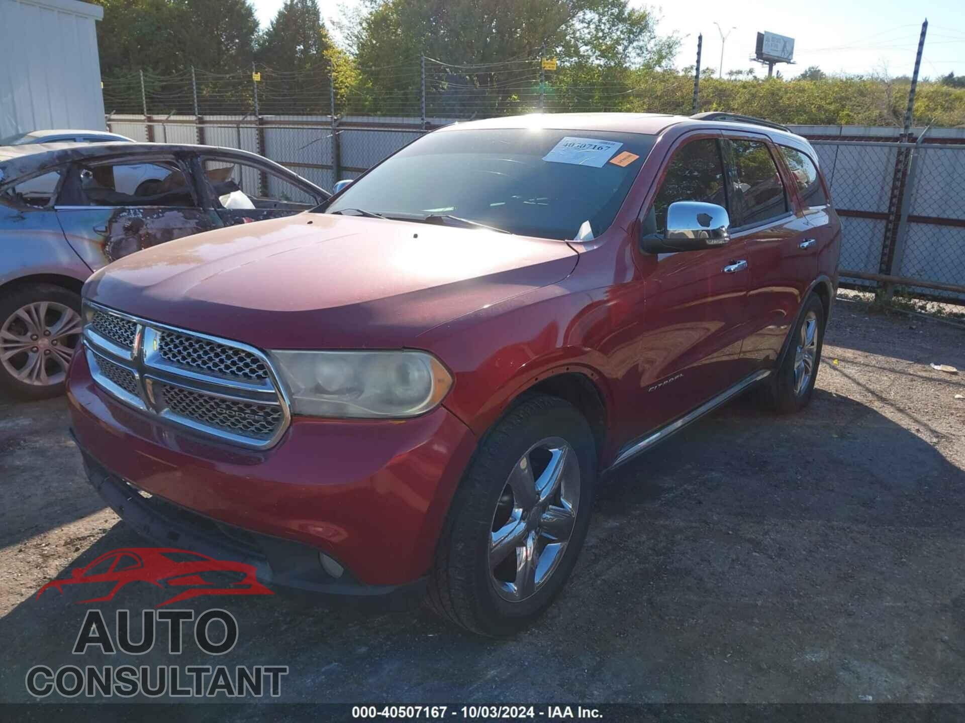 DODGE DURANGO 2011 - 1D4SD5GT9BC592481