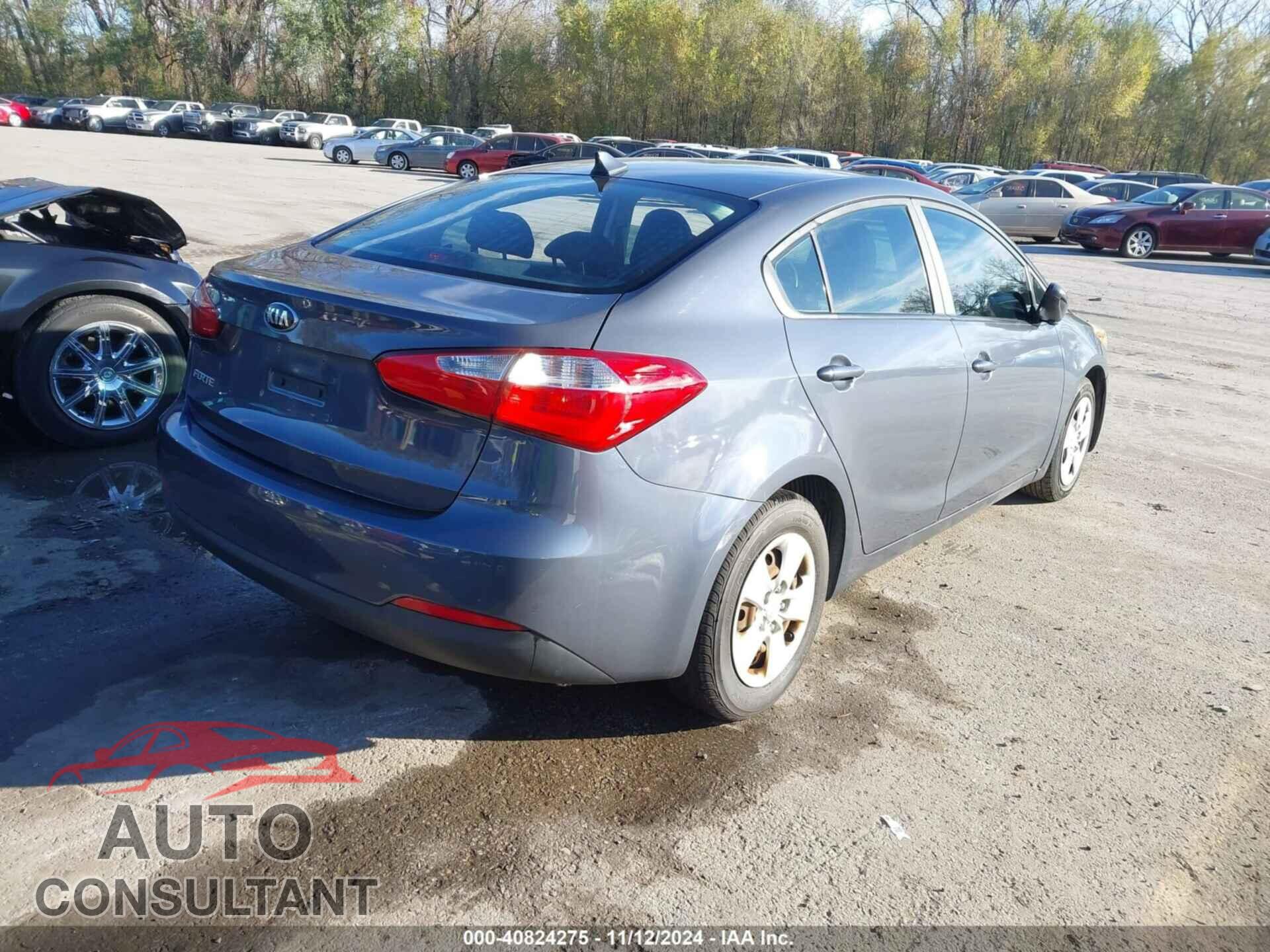 KIA FORTE 2016 - KNAFK4A64G5610007
