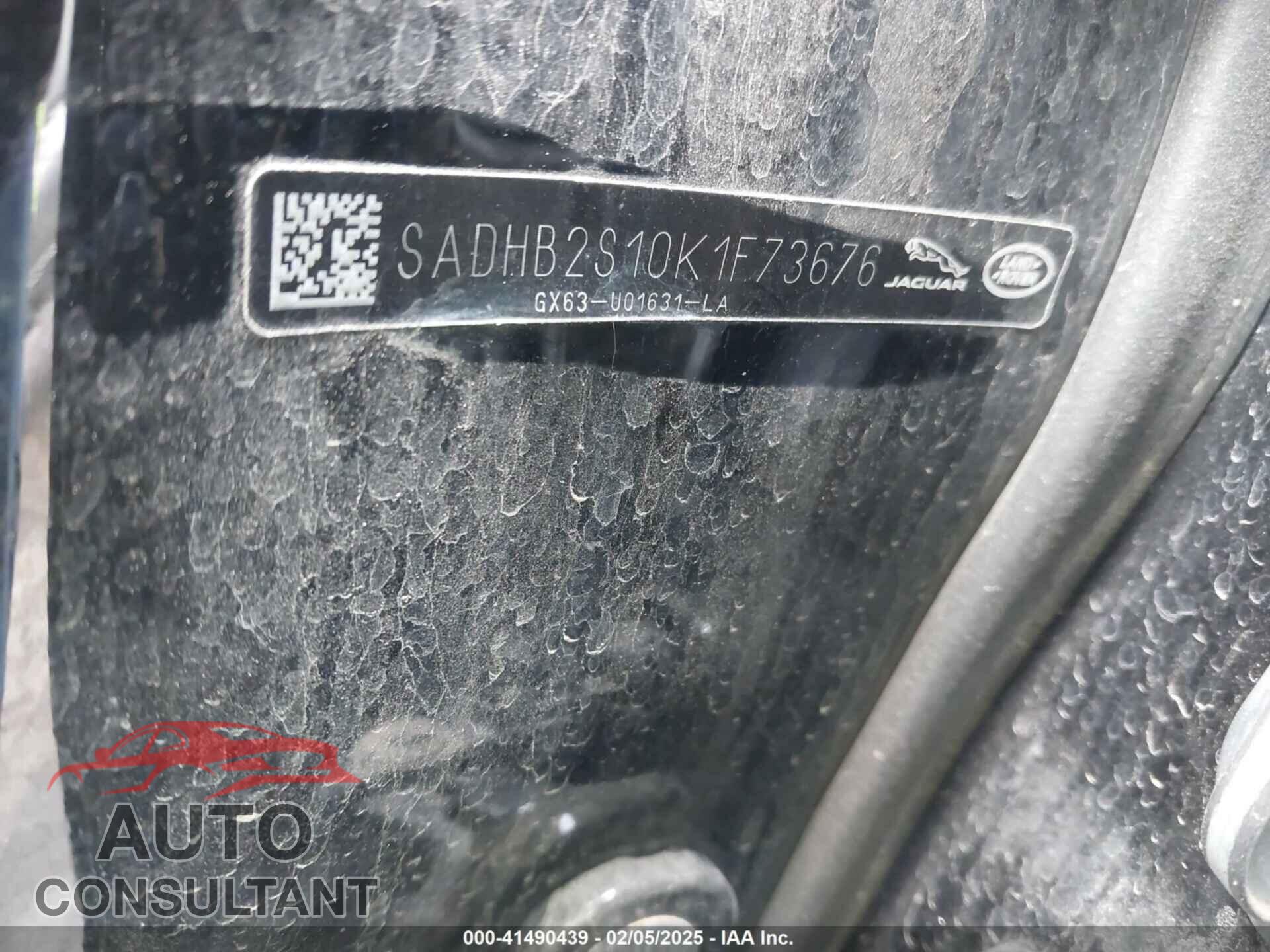 JAGUAR I-PACE 2019 - SADHB2S10K1F73676
