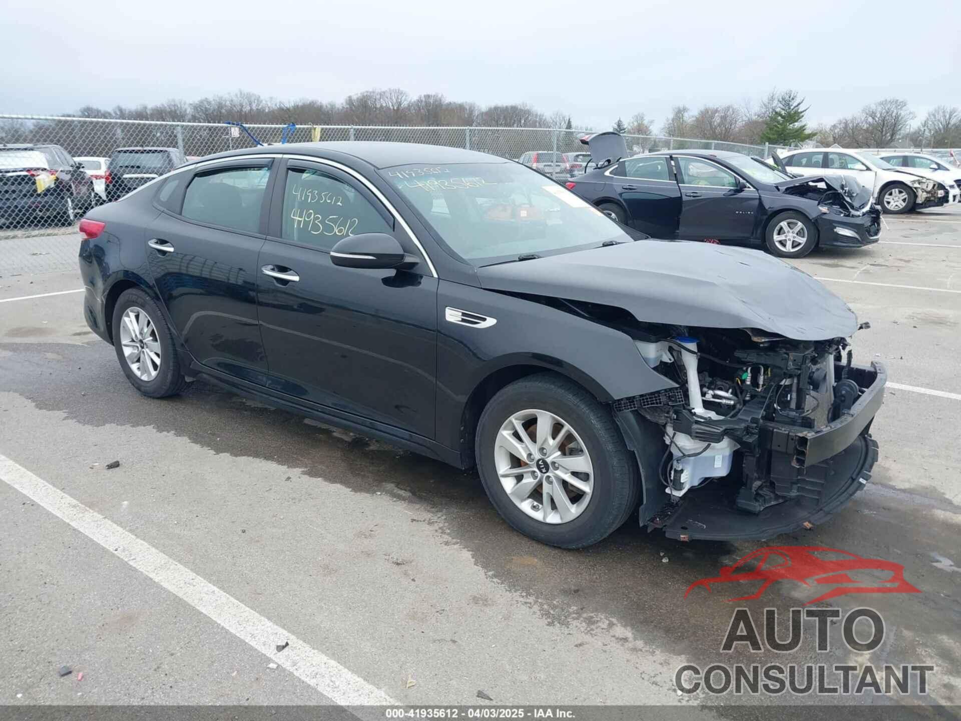 KIA OPTIMA 2018 - 5XXGT4L33JG240159
