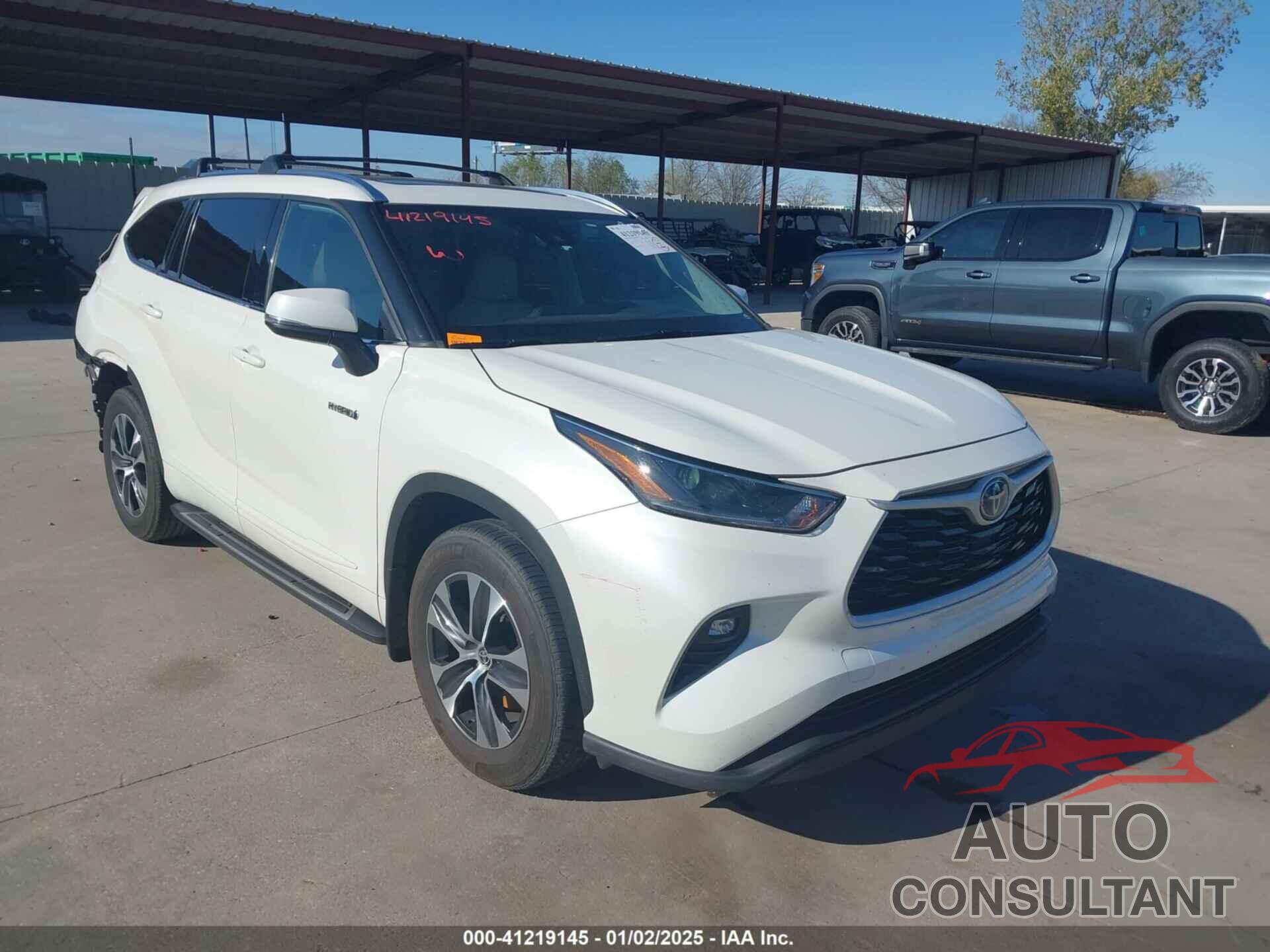TOYOTA HIGHLANDER 2021 - 5TDGARAH7MS008331