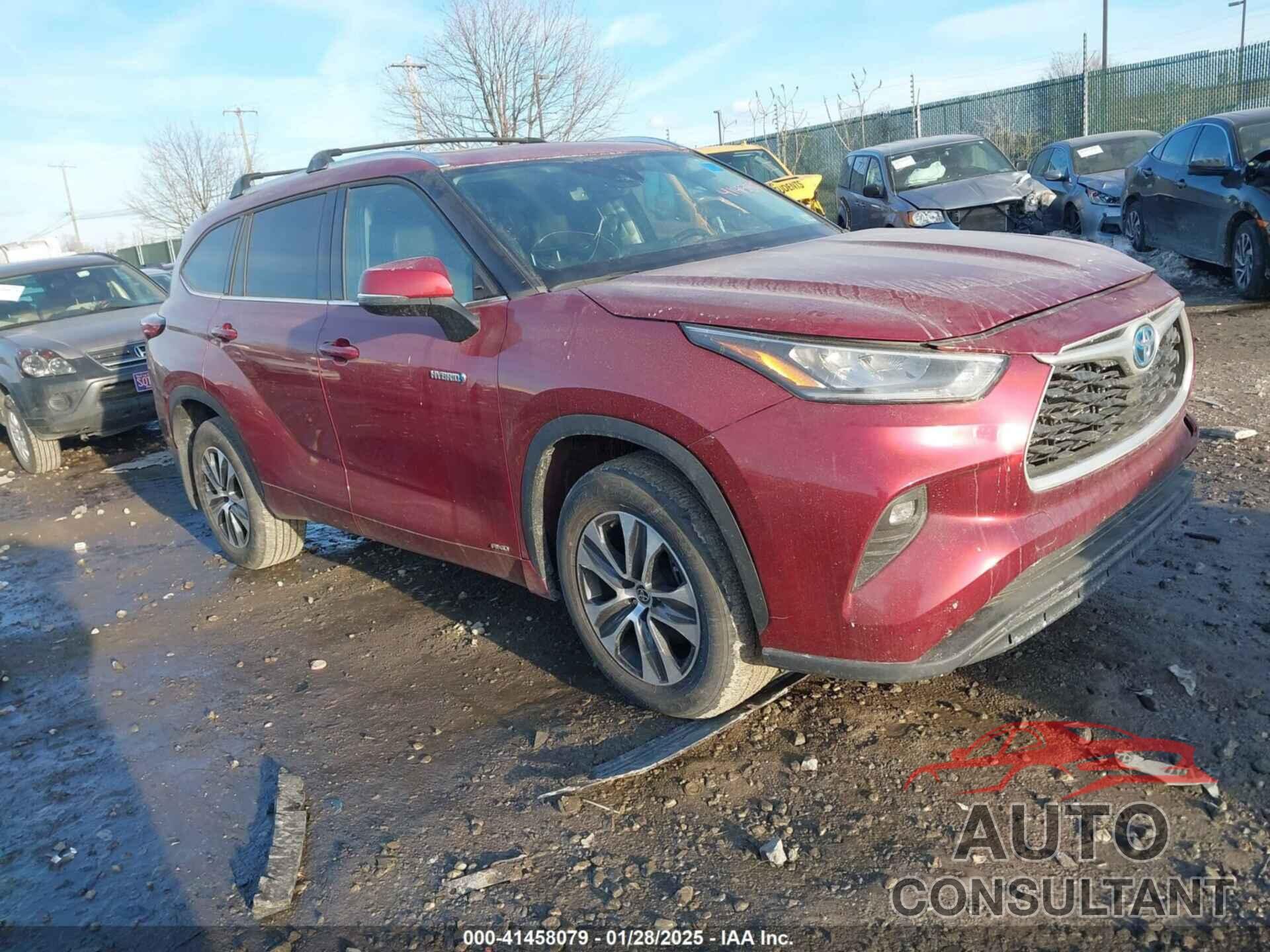 TOYOTA HIGHLANDER 2021 - 5TDGBRCH7MS064408