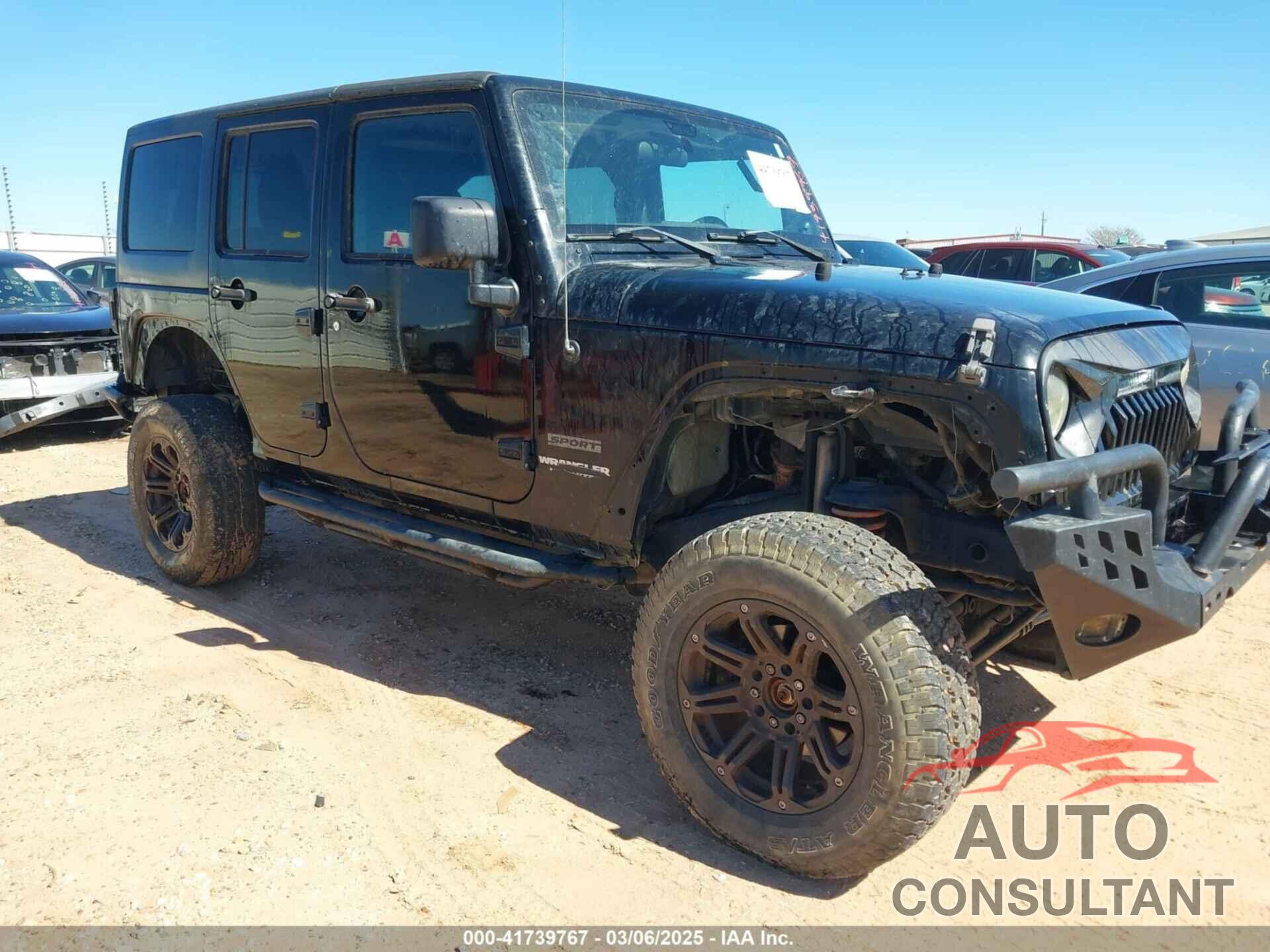 JEEP WRANGLER UNLIMITED 2011 - 1J4BA3H16BL546978
