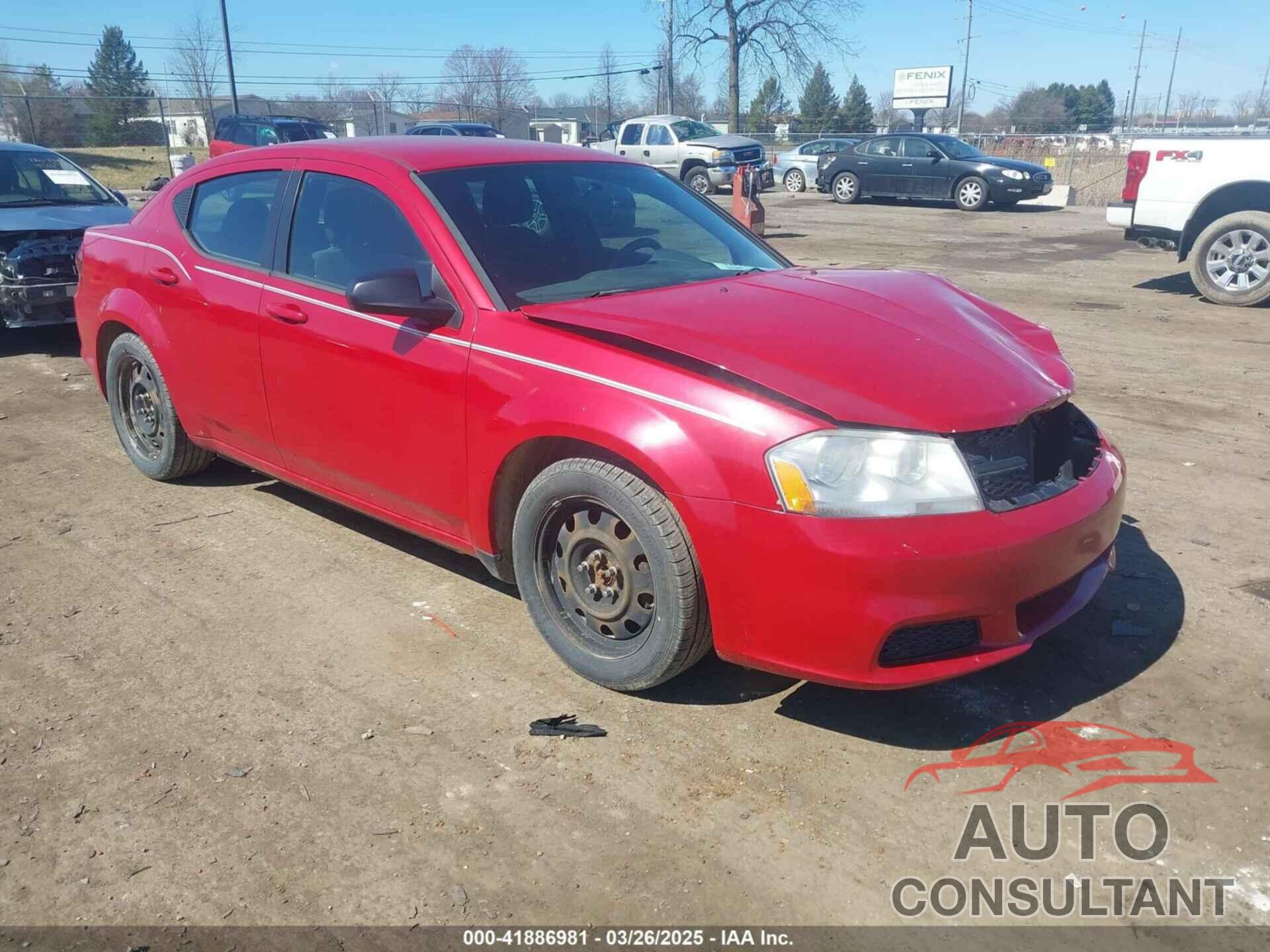 DODGE AVENGER 2014 - 1C3CDZAB7EN226041