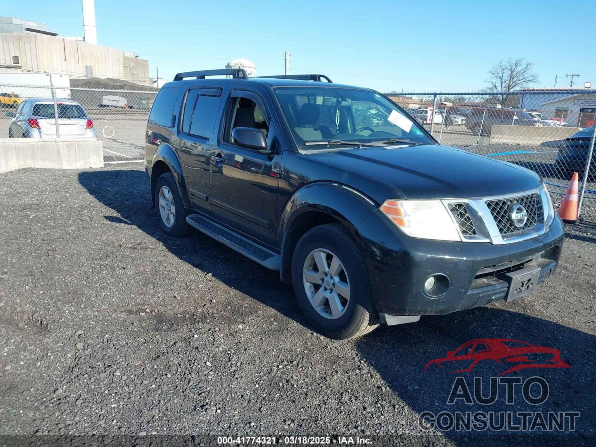 NISSAN PATHFINDER 2011 - 5N1AR1NB2BC625510