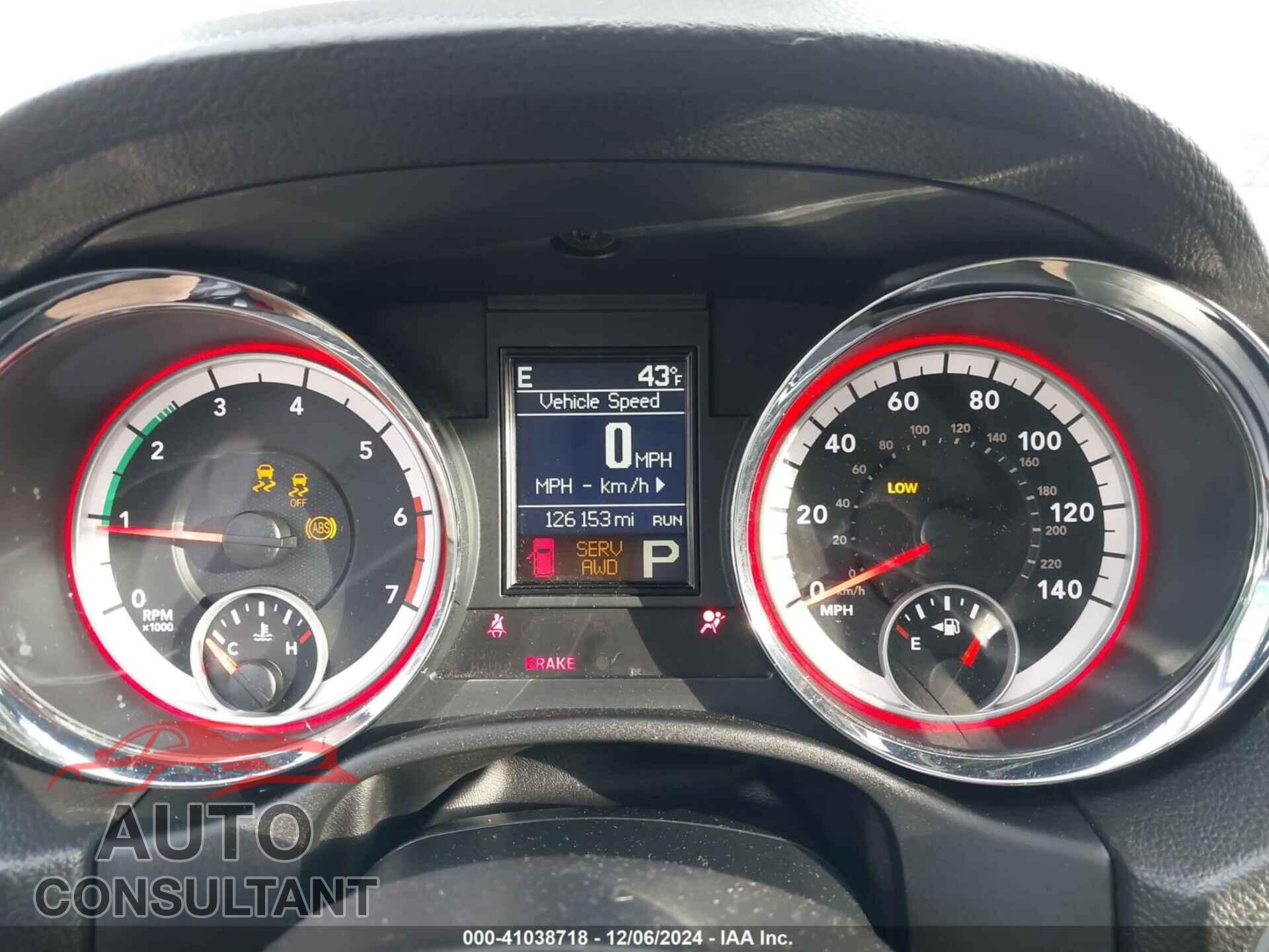 DODGE DURANGO 2013 - 1C4SDJCT3DC540830