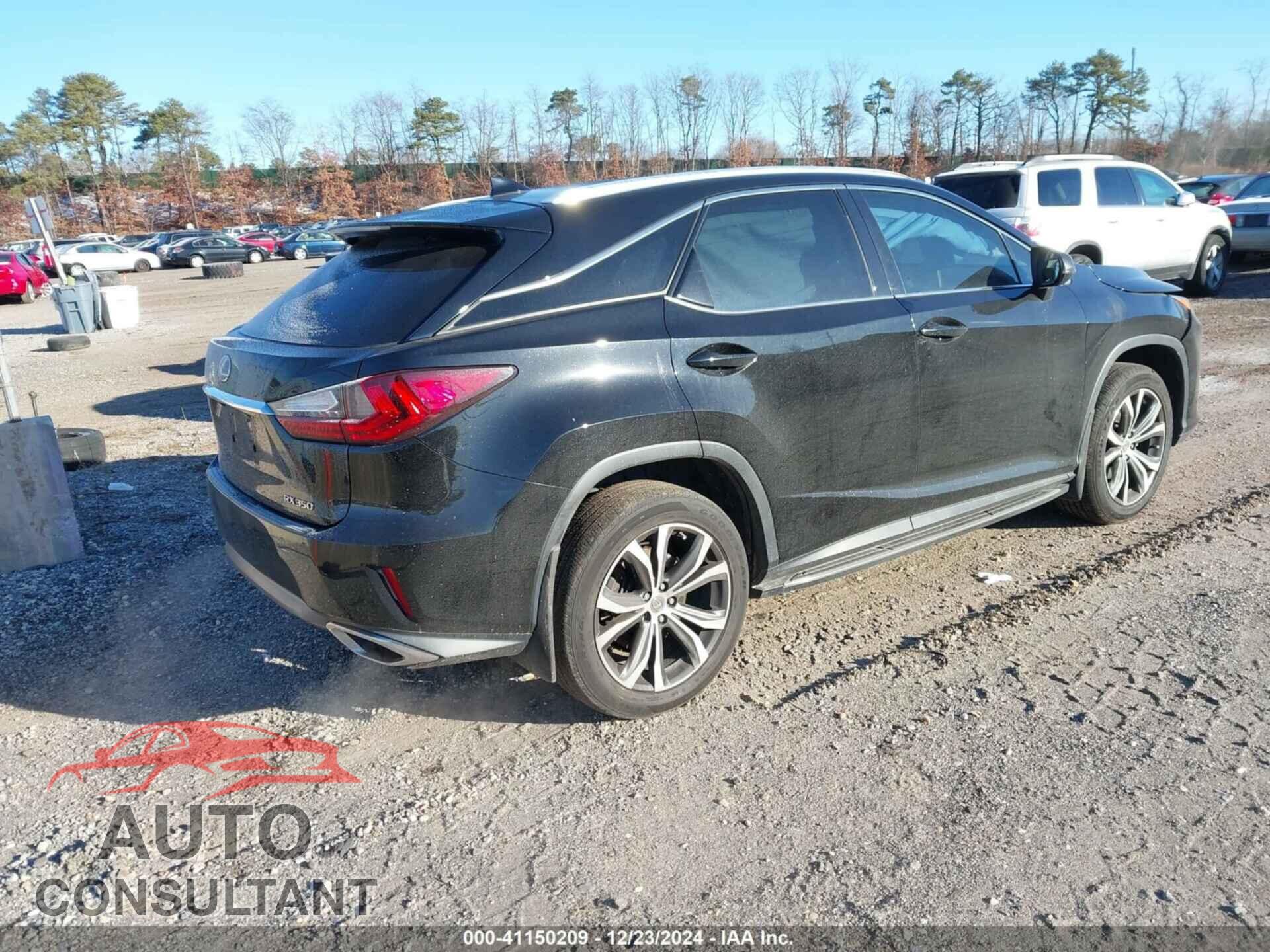 LEXUS RX 350 2017 - 2T2ZZMCA1HC077787