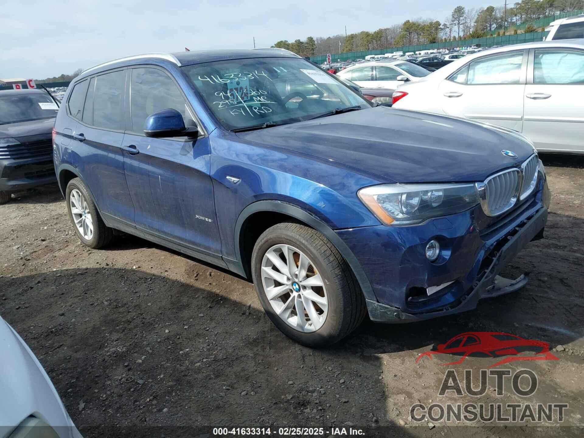 BMW X3 2017 - 5UXWX9C38H0W72186