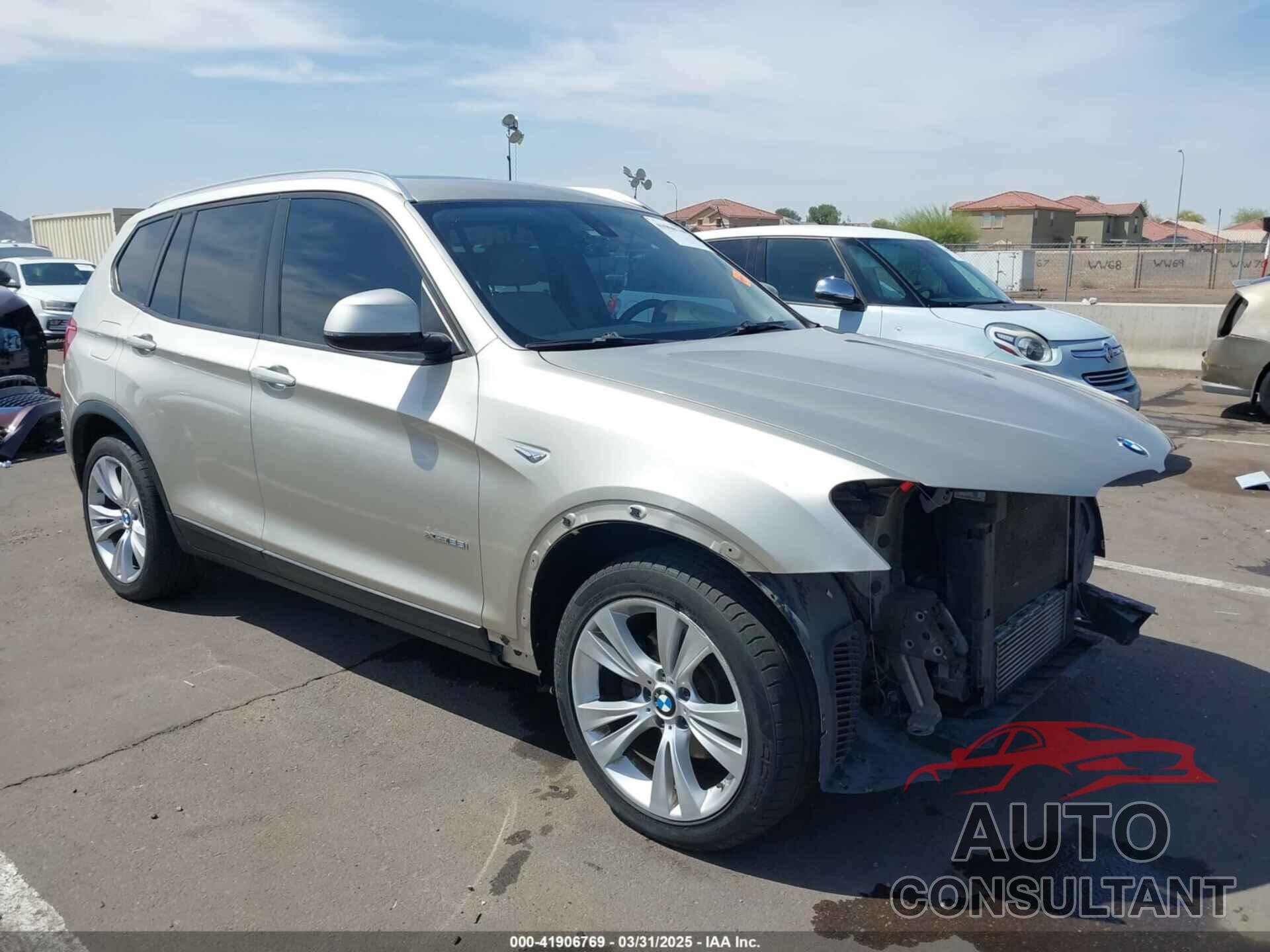 BMW X3 2015 - 5UXWX9C50F0D47372